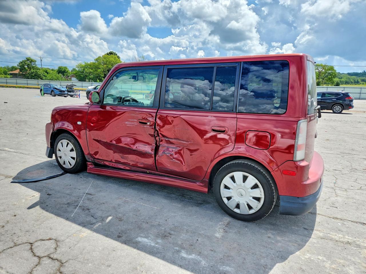 2006 Toyota Scion Xb Burgundy vin: JTLKT324964090269