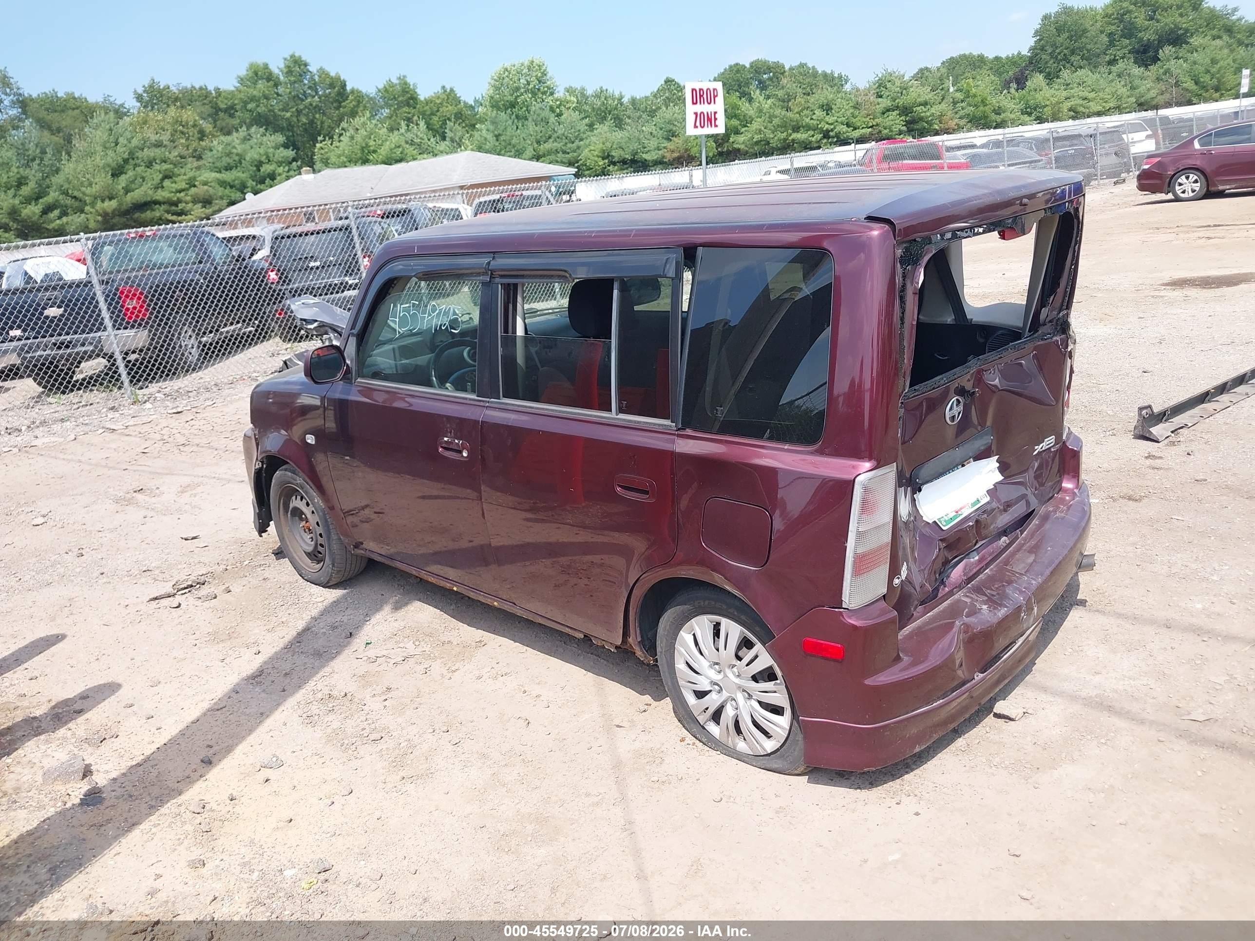 2005 Scion Xb Maroon vin: JTLKT334354001261