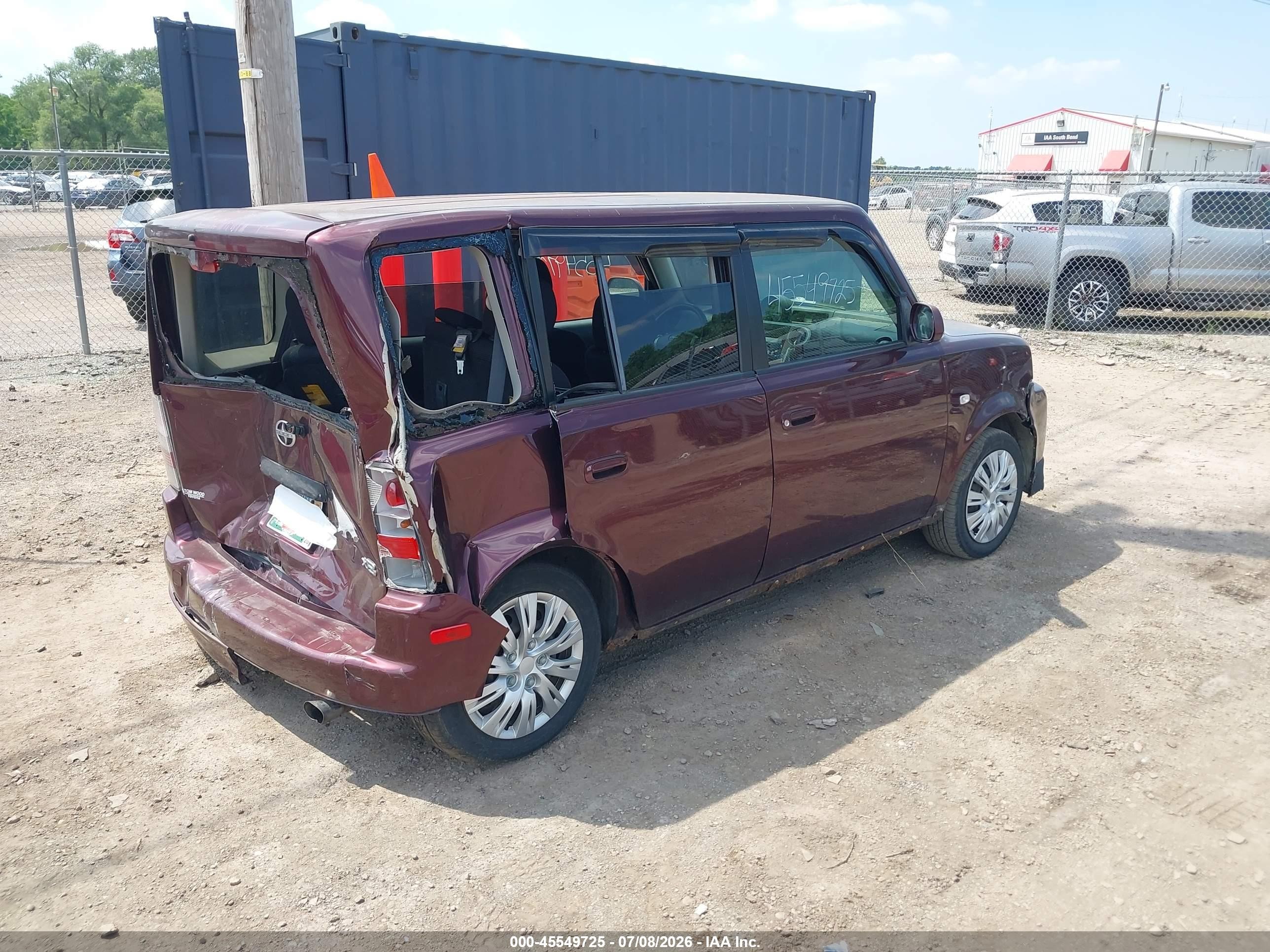 2005 Scion Xb Maroon vin: JTLKT334354001261