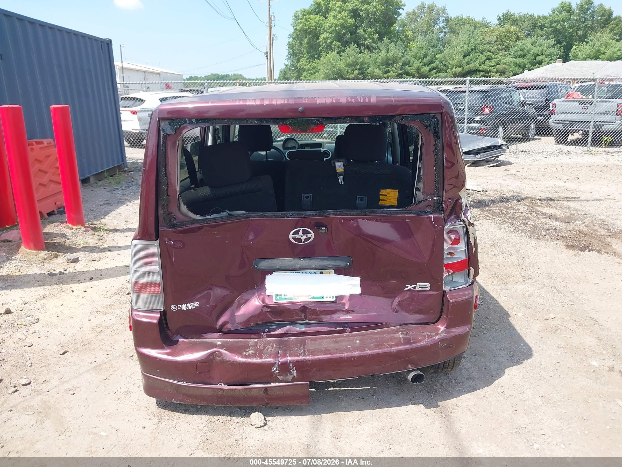 2005 Scion Xb Maroon vin: JTLKT334354001261