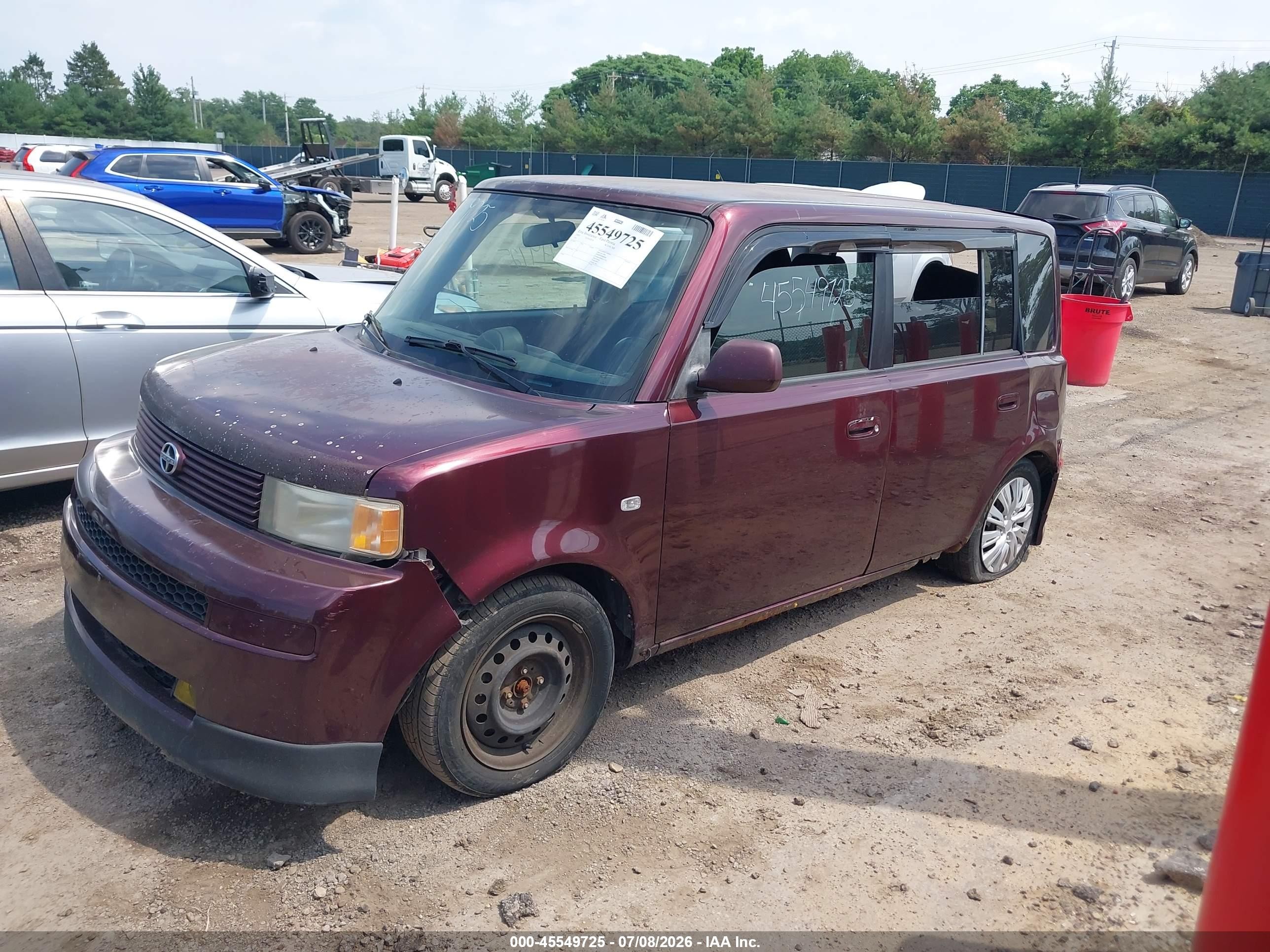 2005 Scion Xb Maroon vin: JTLKT334354001261