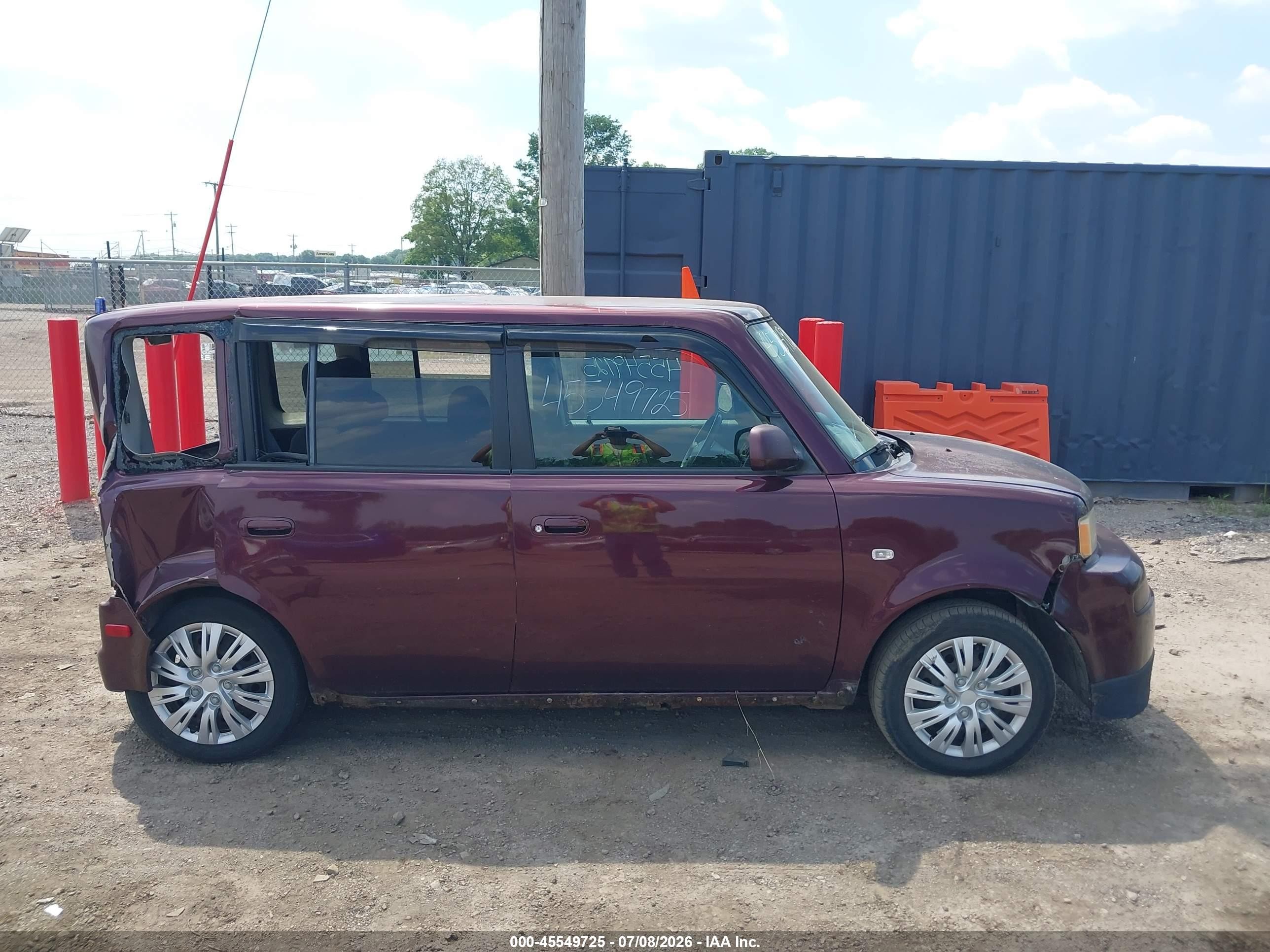 2005 Scion Xb Maroon vin: JTLKT334354001261