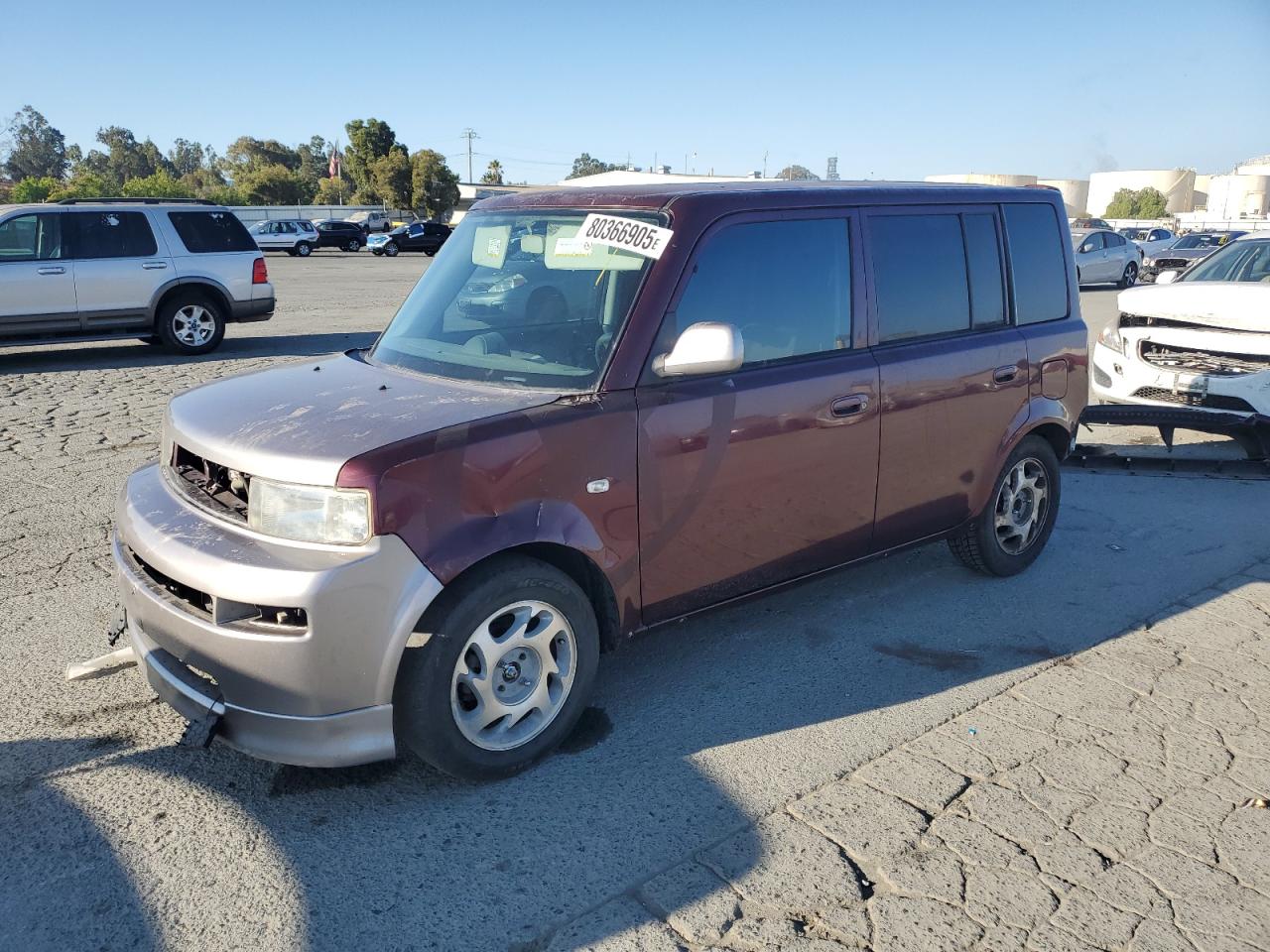 2004 Toyota Scion Xb Burgundy vin: JTLKT334440135511