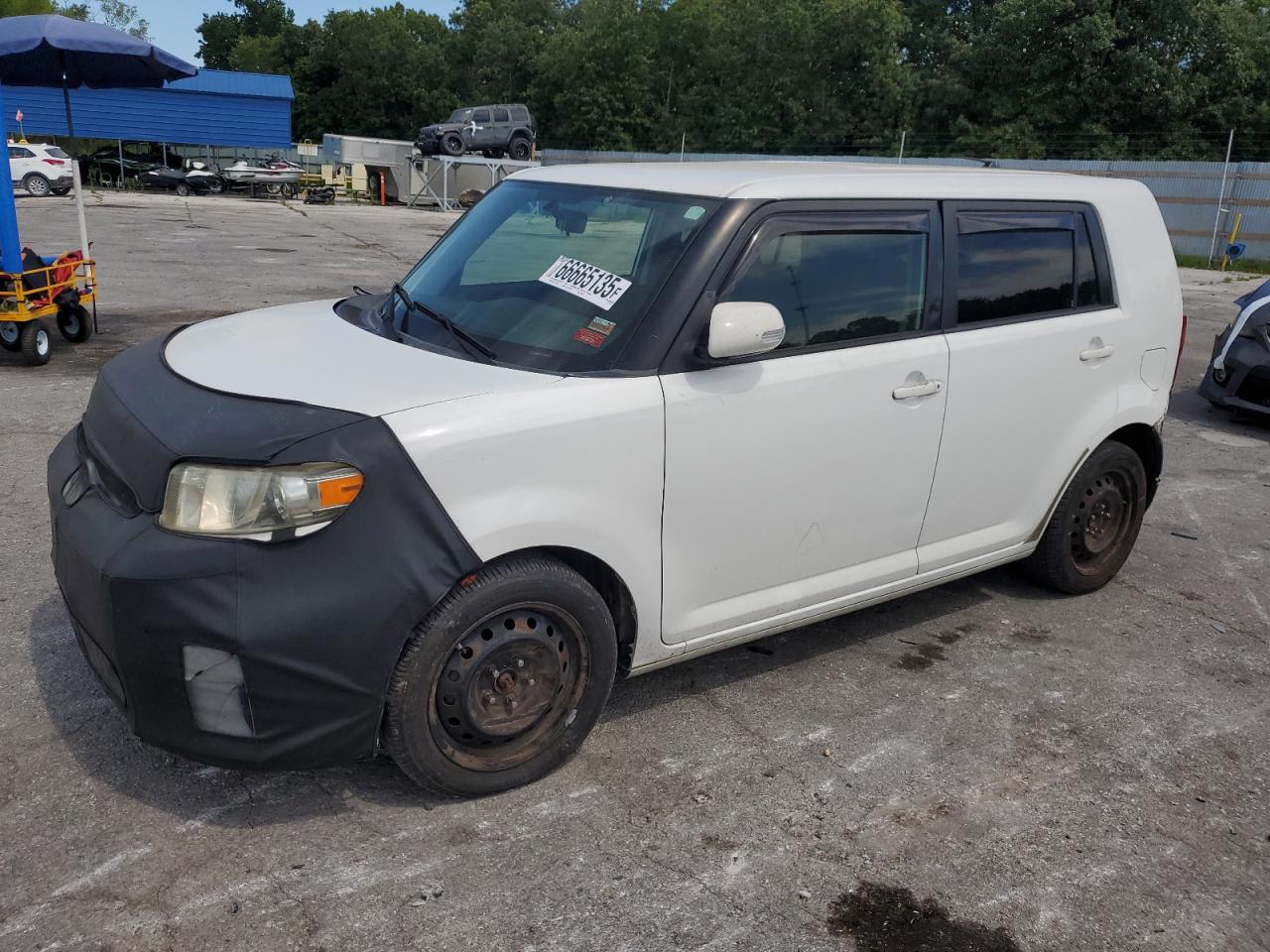 2014 Toyota Scion Xb White vin: JTLZE4FE0EJ049756
