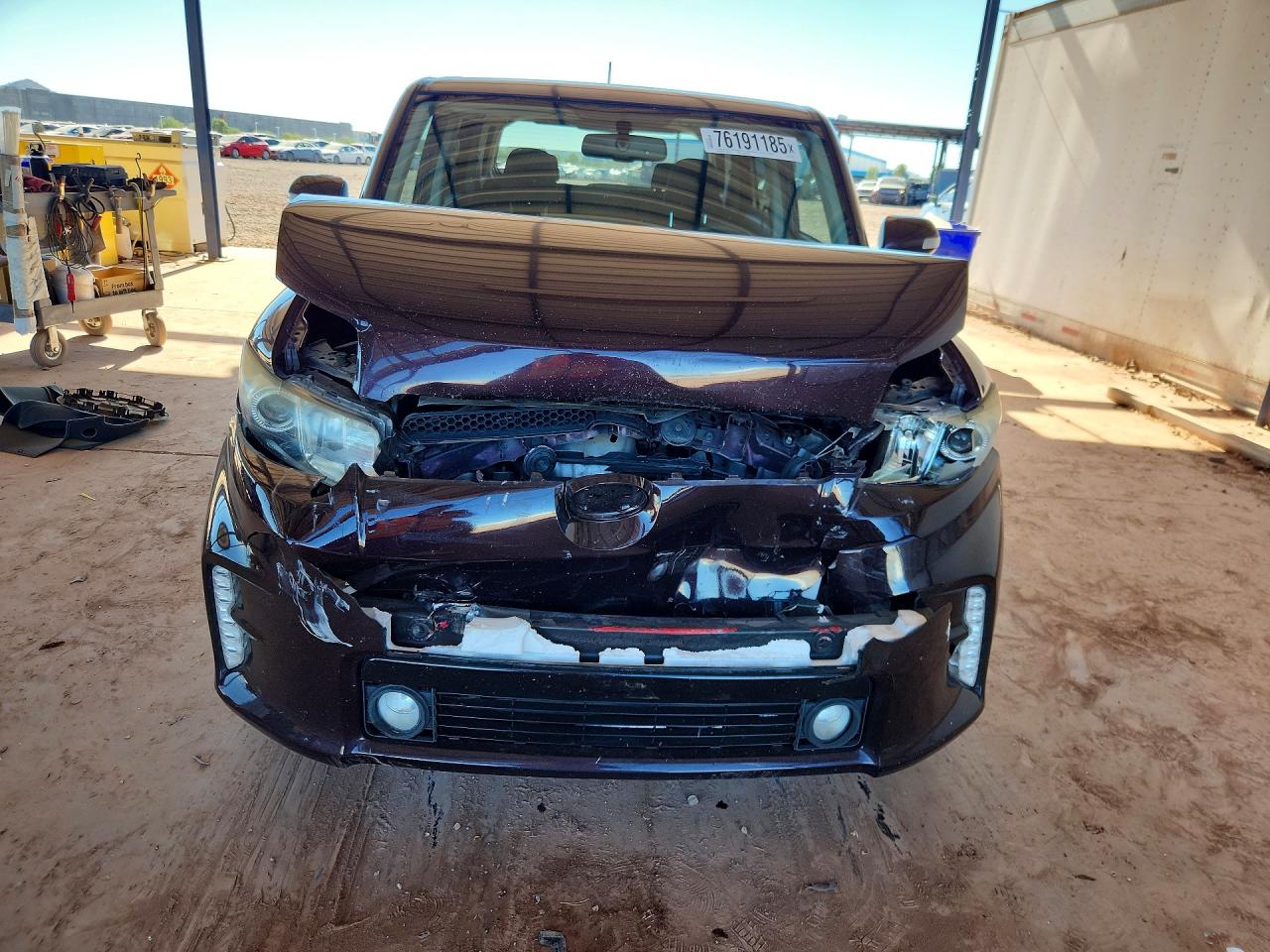 2015 Toyota Scion Xb Maroon vin: JTLZE4FE1FJ070939