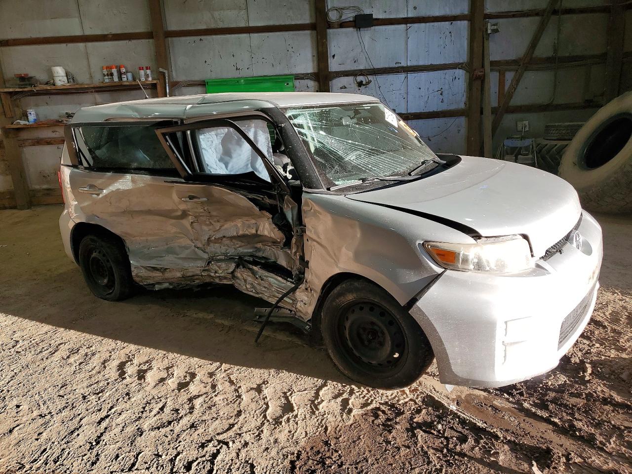 2014 Toyota Scion Xb Silver vin: JTLZE4FE2EJ053680