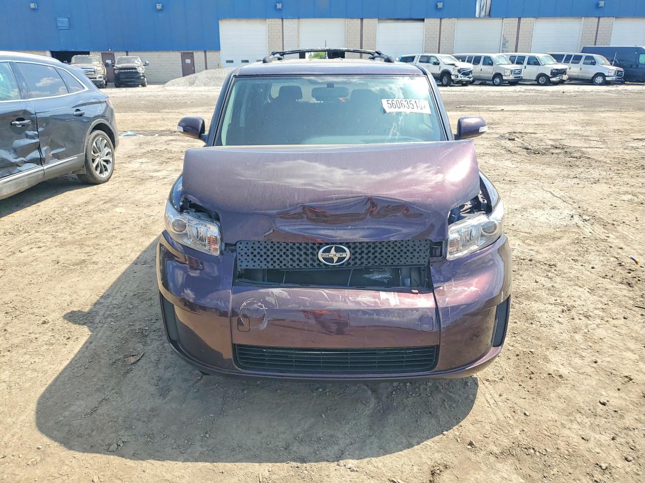 2010 Toyota Scion Xb Burgundy vin: JTLZE4FE3A1106218