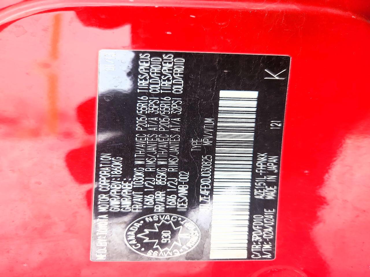 2013 Toyota Scion Xb Red vin: JTLZE4FEXDJ030825