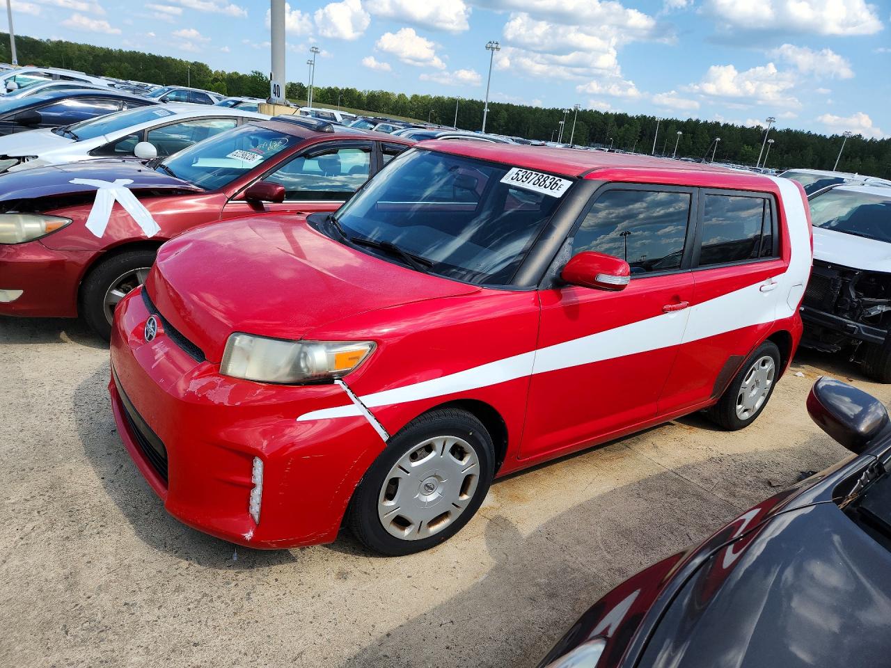 2014 Toyota Scion Xb Red vin: JTLZE4FEXEJ050218