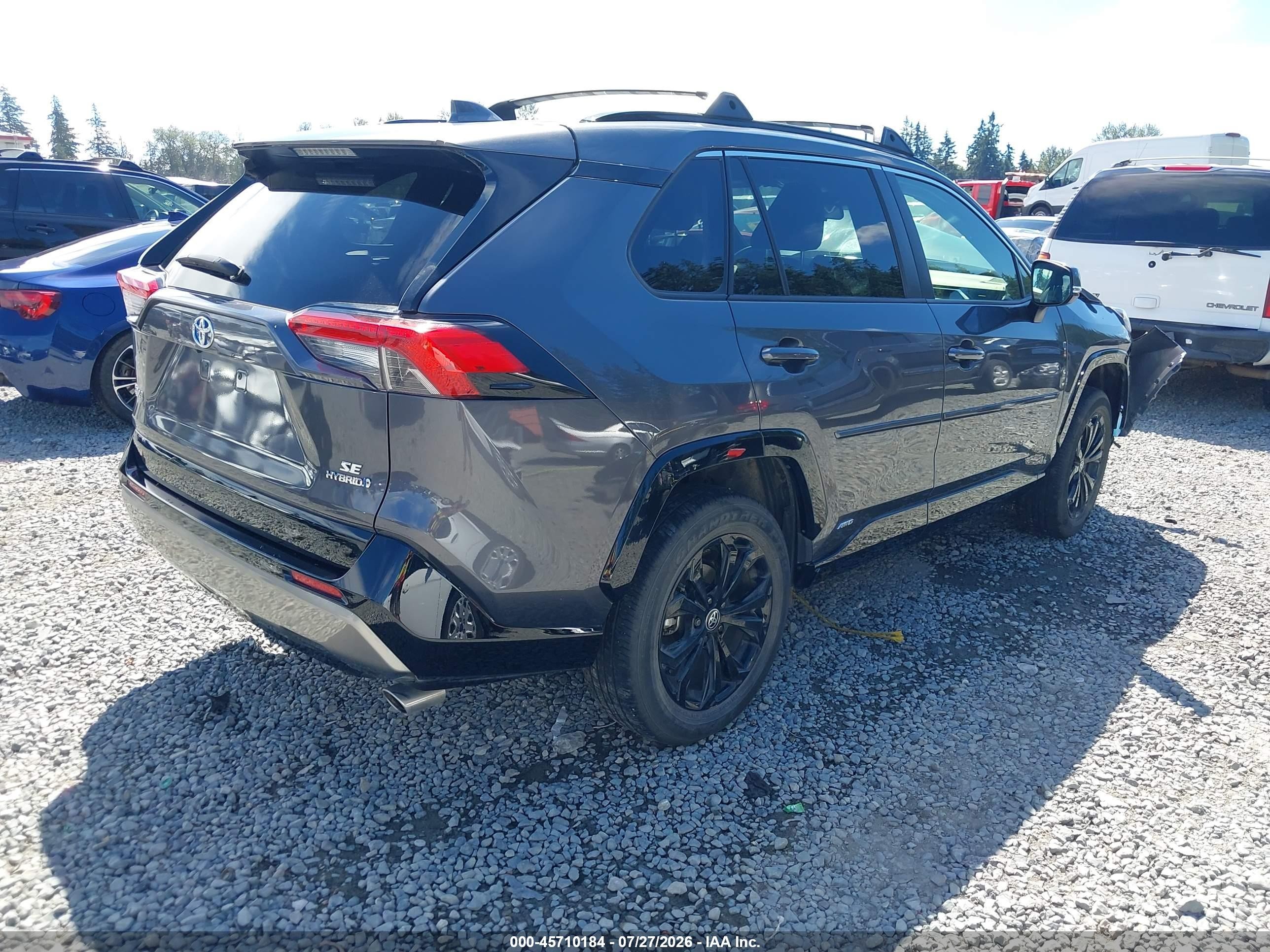 2023 Toyota Rav4 Hybrid Se Серый vin: JTM16RFV2PD103787