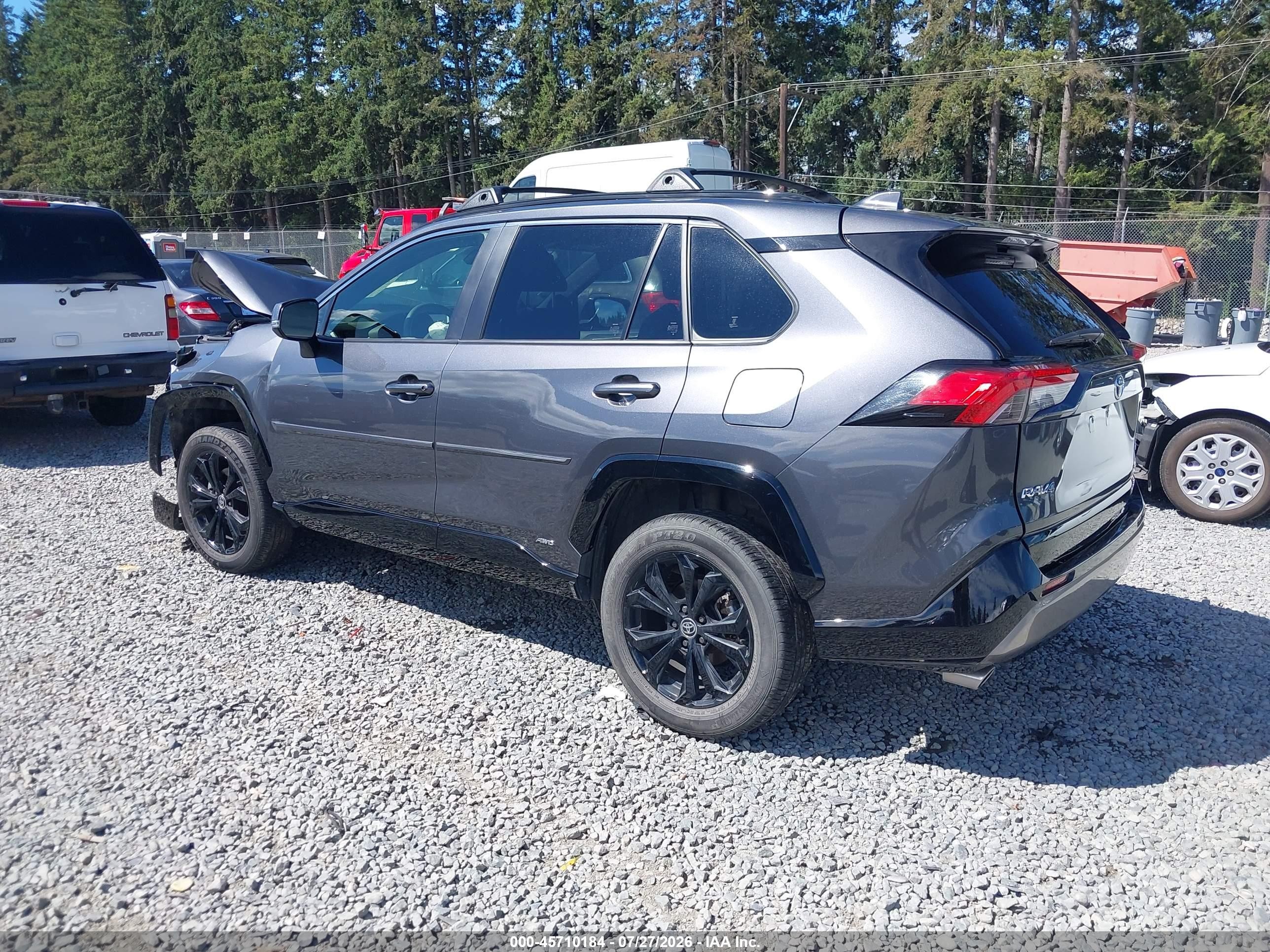 2023 Toyota Rav4 Hybrid Se Серый vin: JTM16RFV2PD103787
