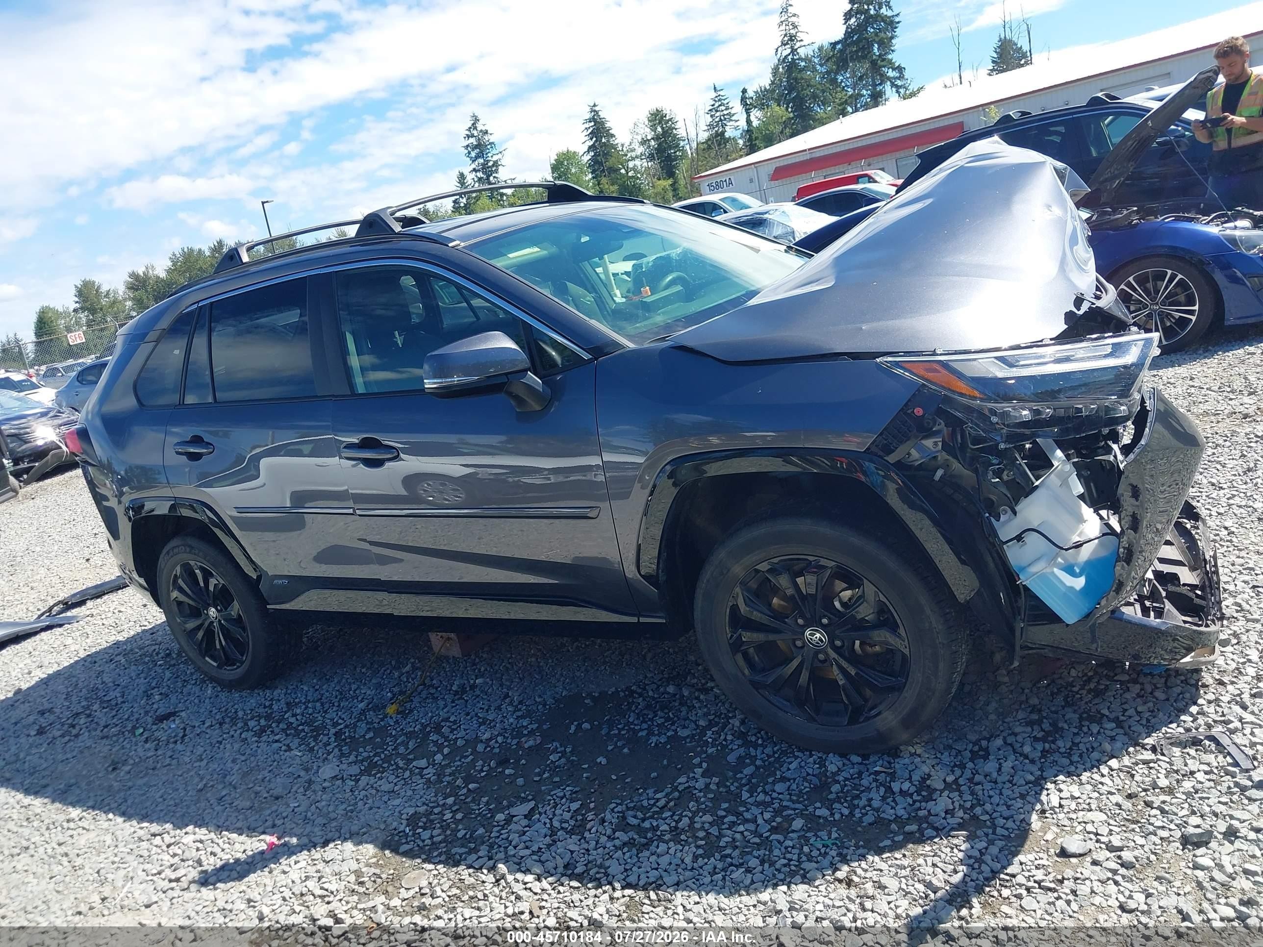 2023 Toyota Rav4 Hybrid Se Серый vin: JTM16RFV2PD103787