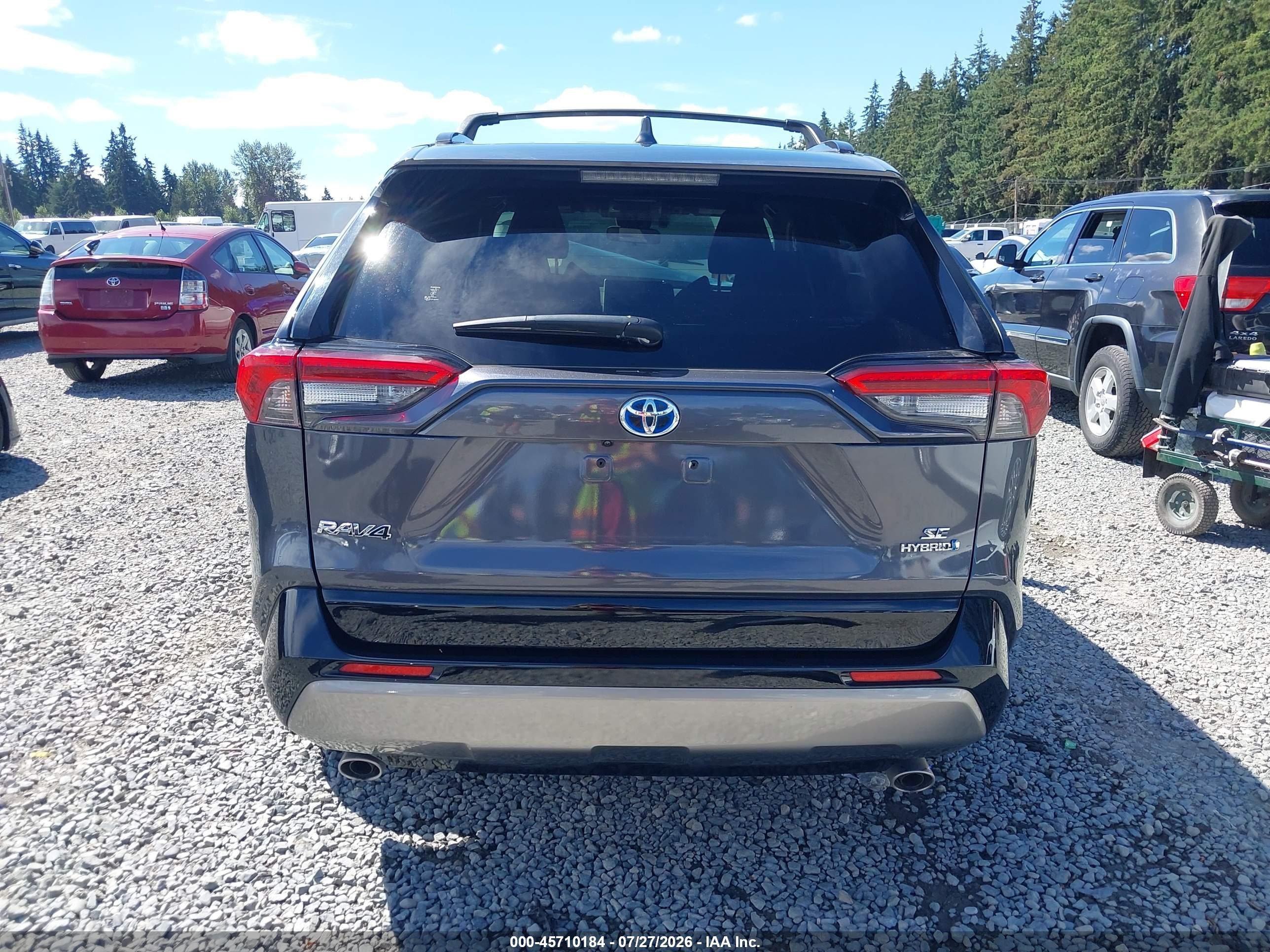 2023 Toyota Rav4 Hybrid Se Серый vin: JTM16RFV2PD103787