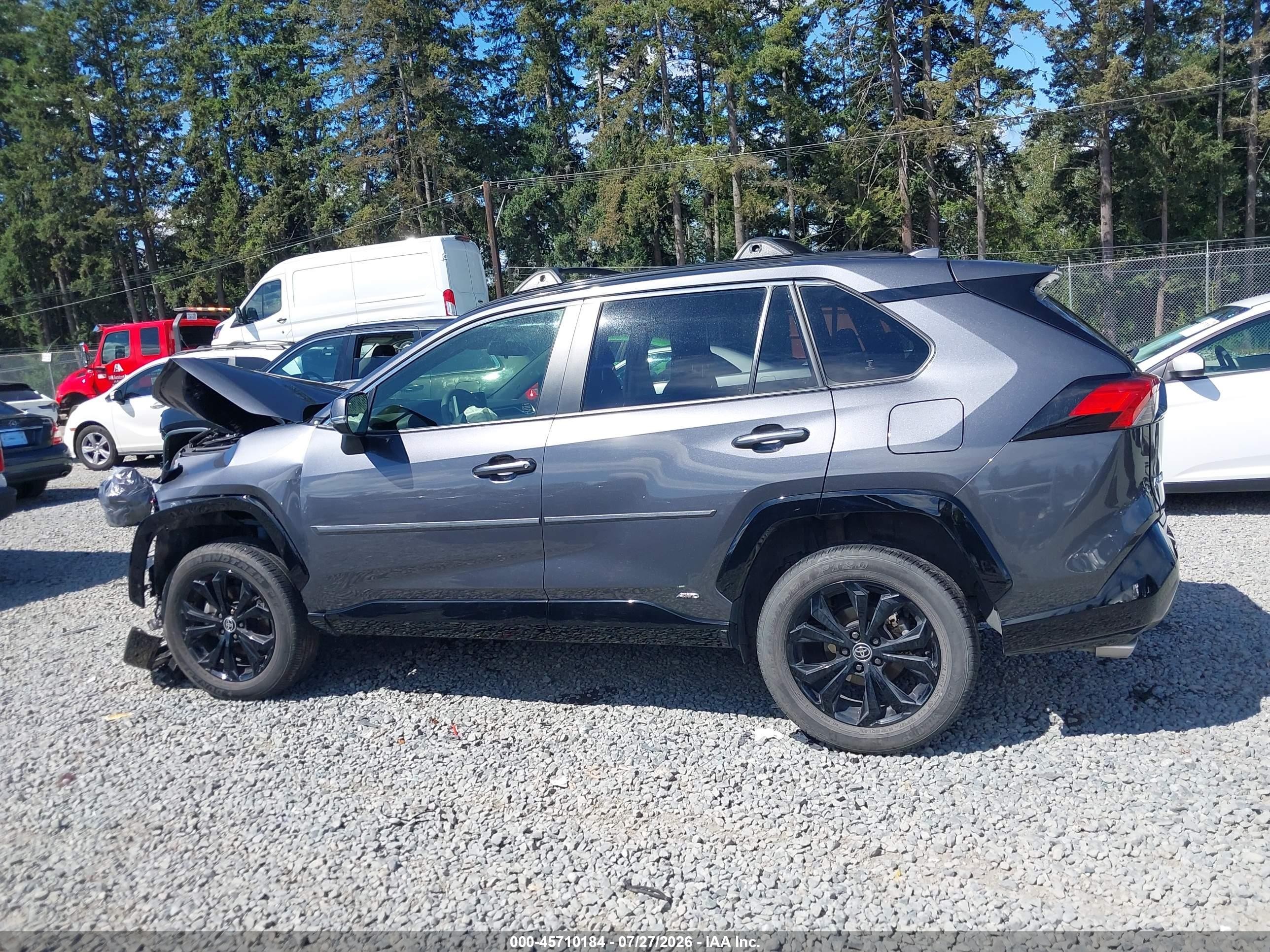 2023 Toyota Rav4 Hybrid Se Серый vin: JTM16RFV2PD103787