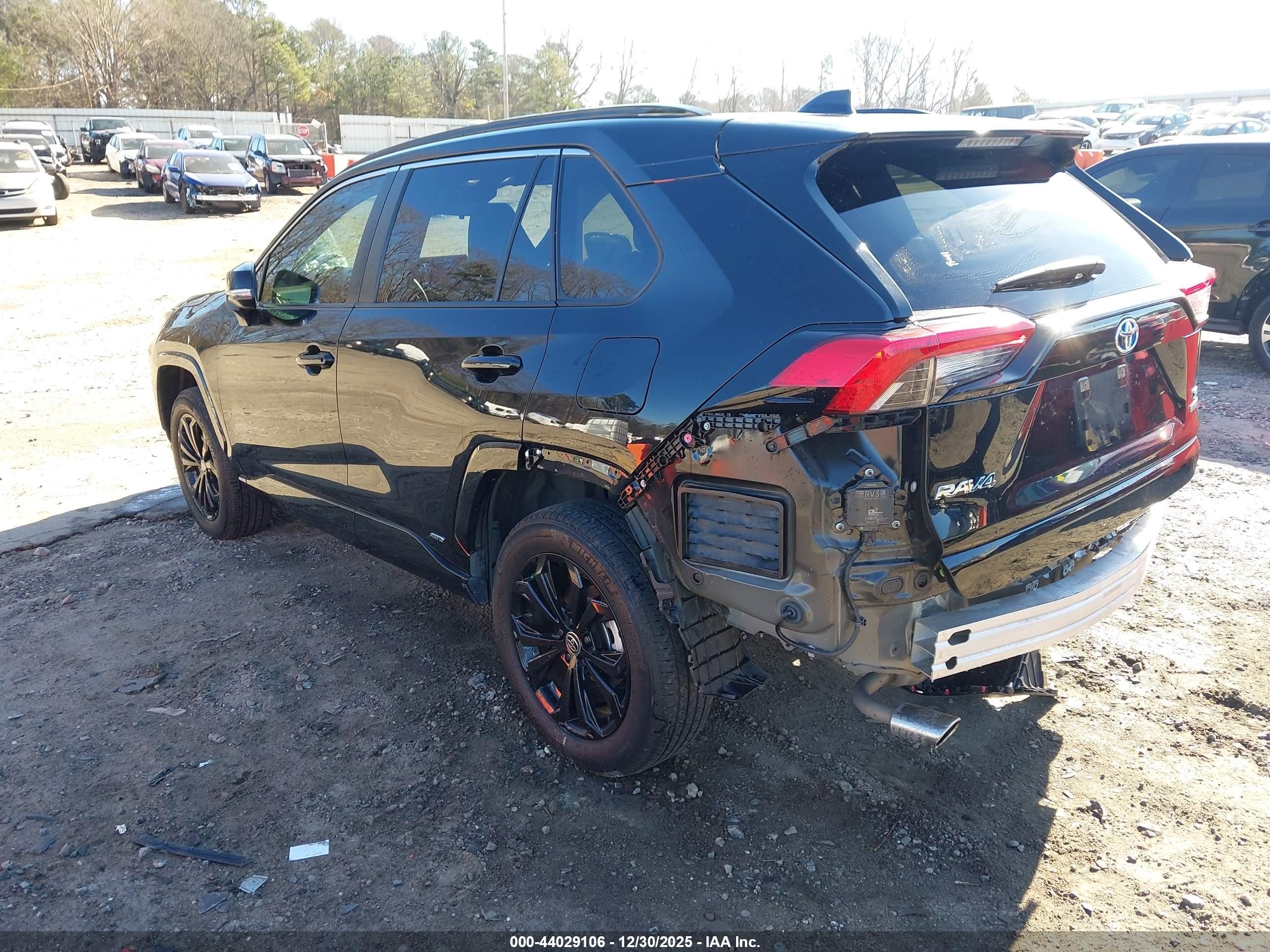 2023 Toyota Rav4 Hybrid Se Black vin: JTM16RFV6PJ039464