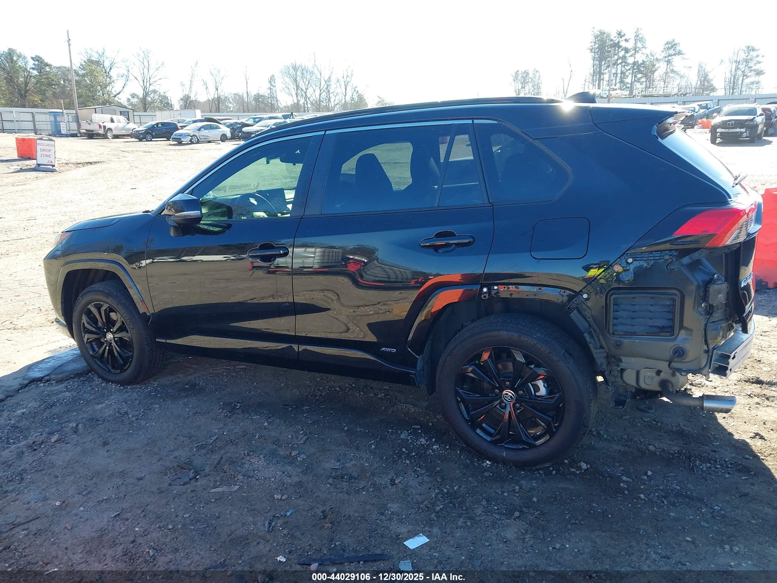 2023 Toyota Rav4 Hybrid Se Black vin: JTM16RFV6PJ039464