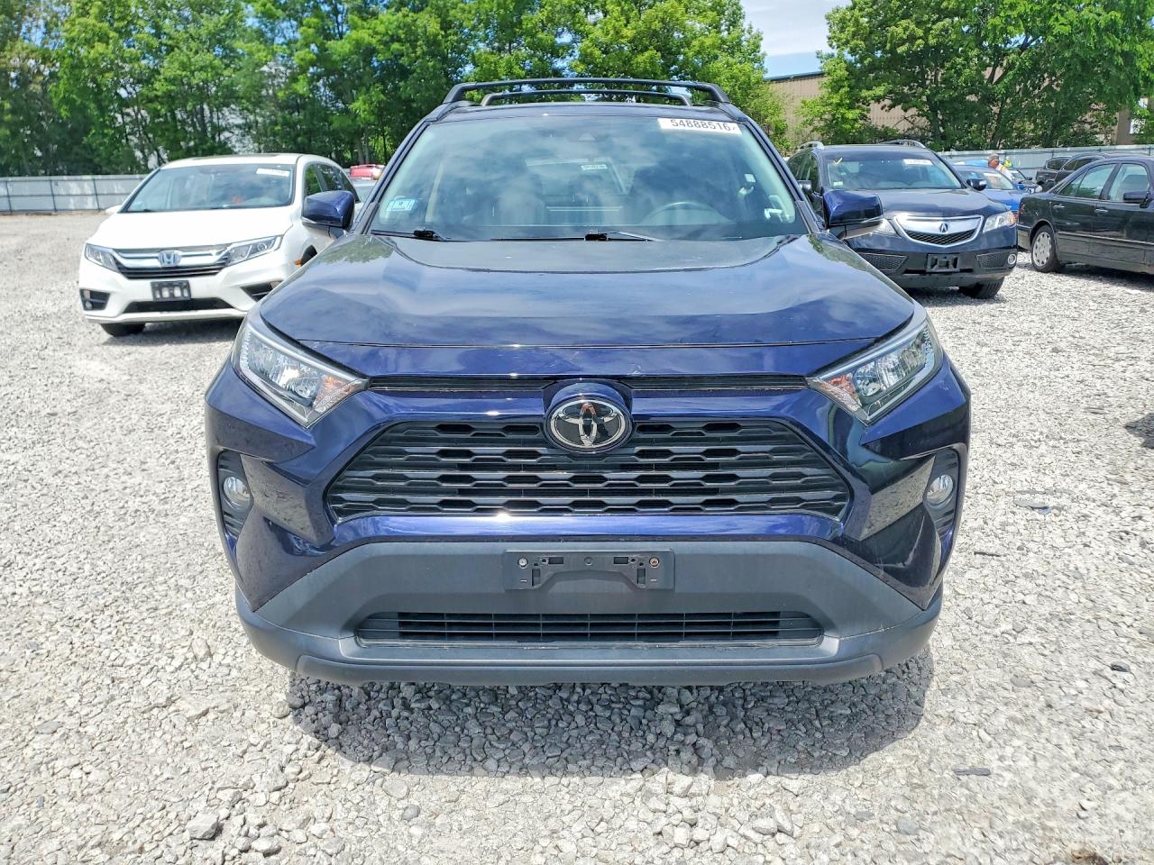 2019 Toyota Rav4 Xle Premium Blue vin: JTMA1RFV4KD036259