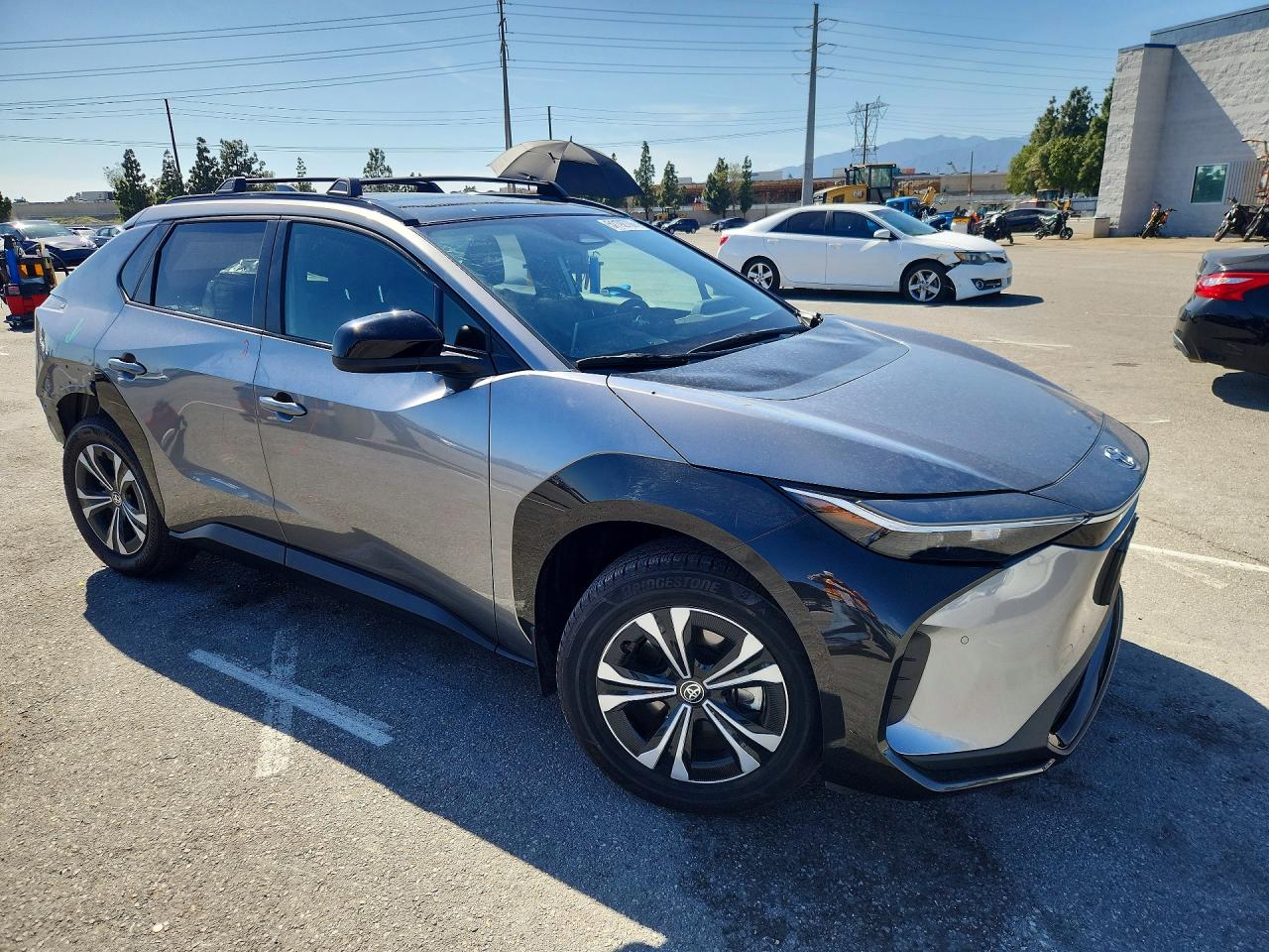 2025 Toyota Bz4x Charcoal vin: JTMAAAAA1SA059375