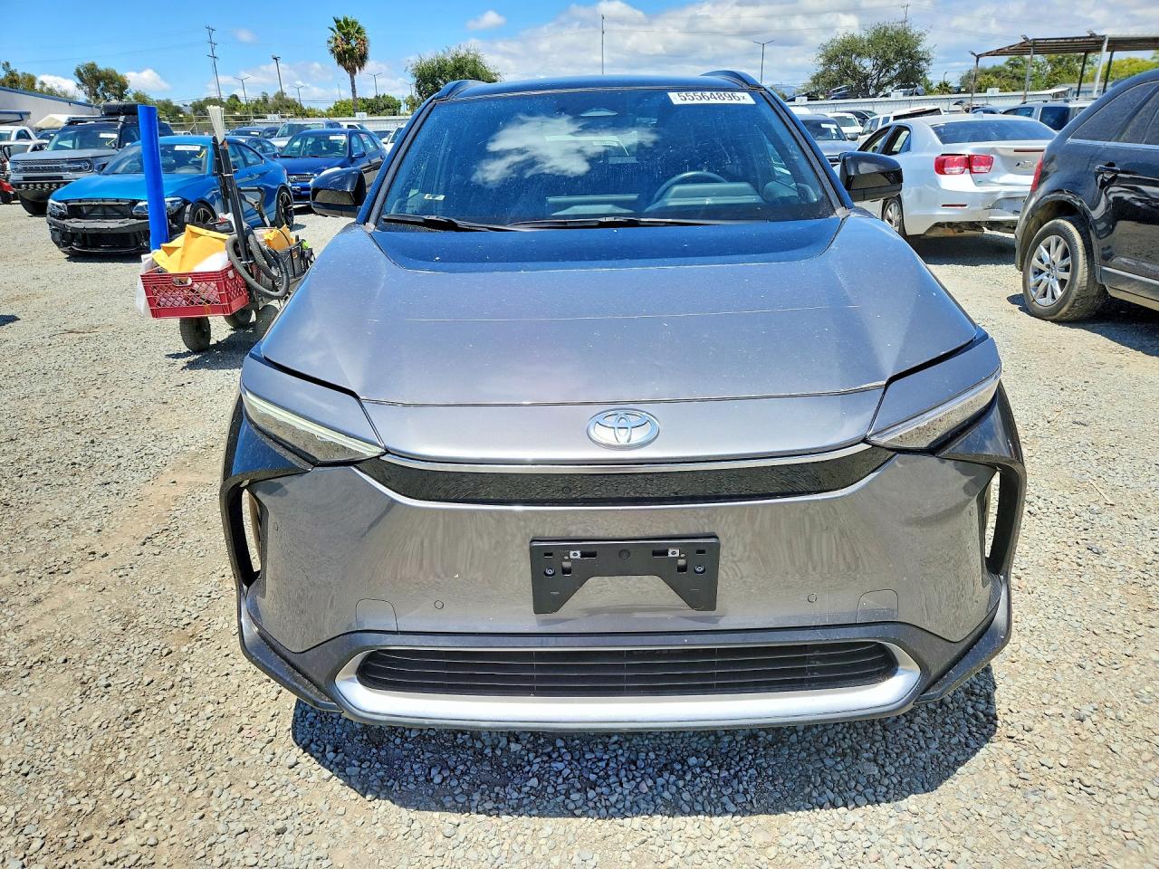 2023 Toyota Bz4x Limited Gray vin: JTMAAAAA3PA016020