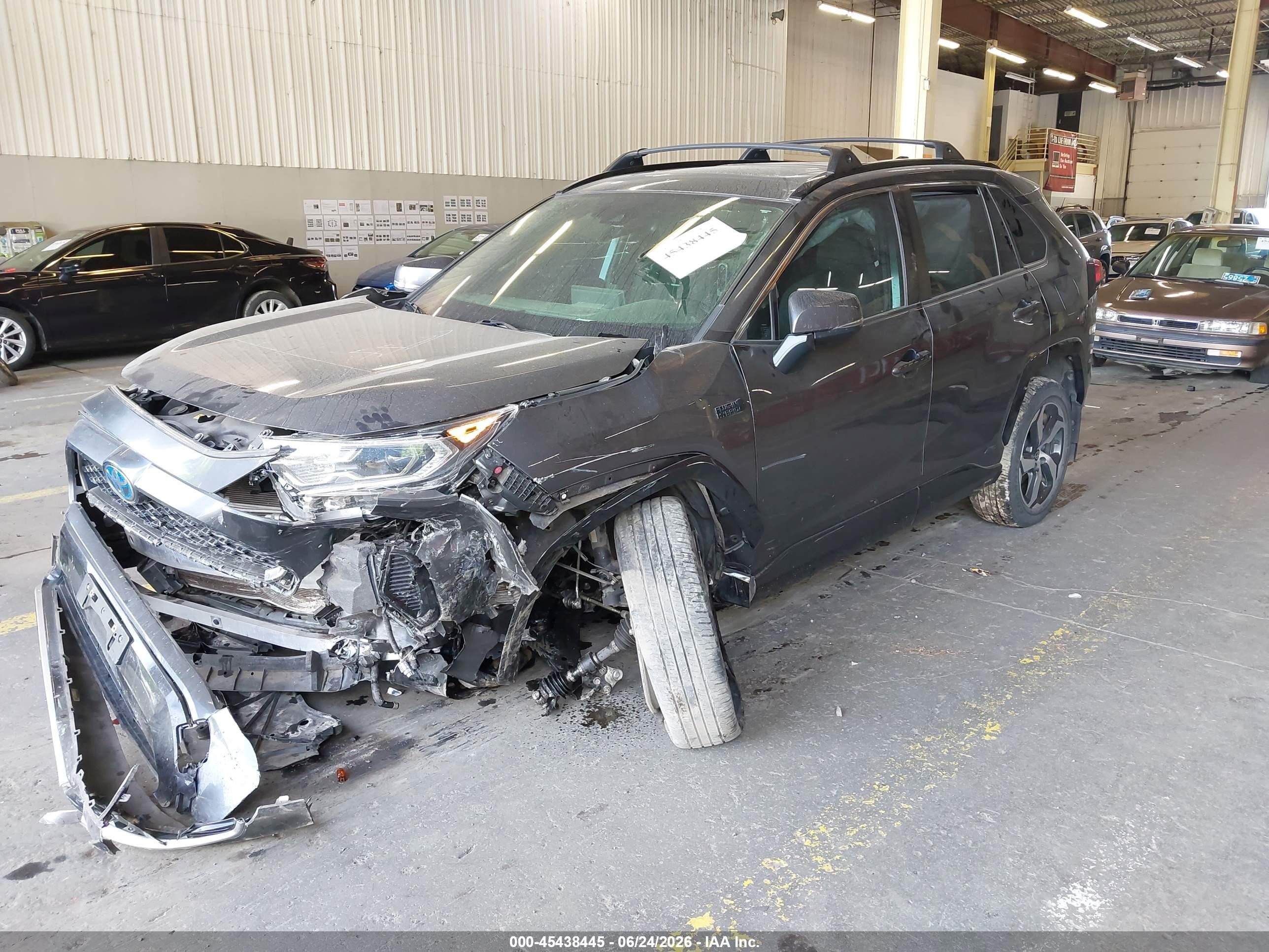 2021 Toyota Rav4 Prime Se Gray vin: JTMAB3FVXMD030799