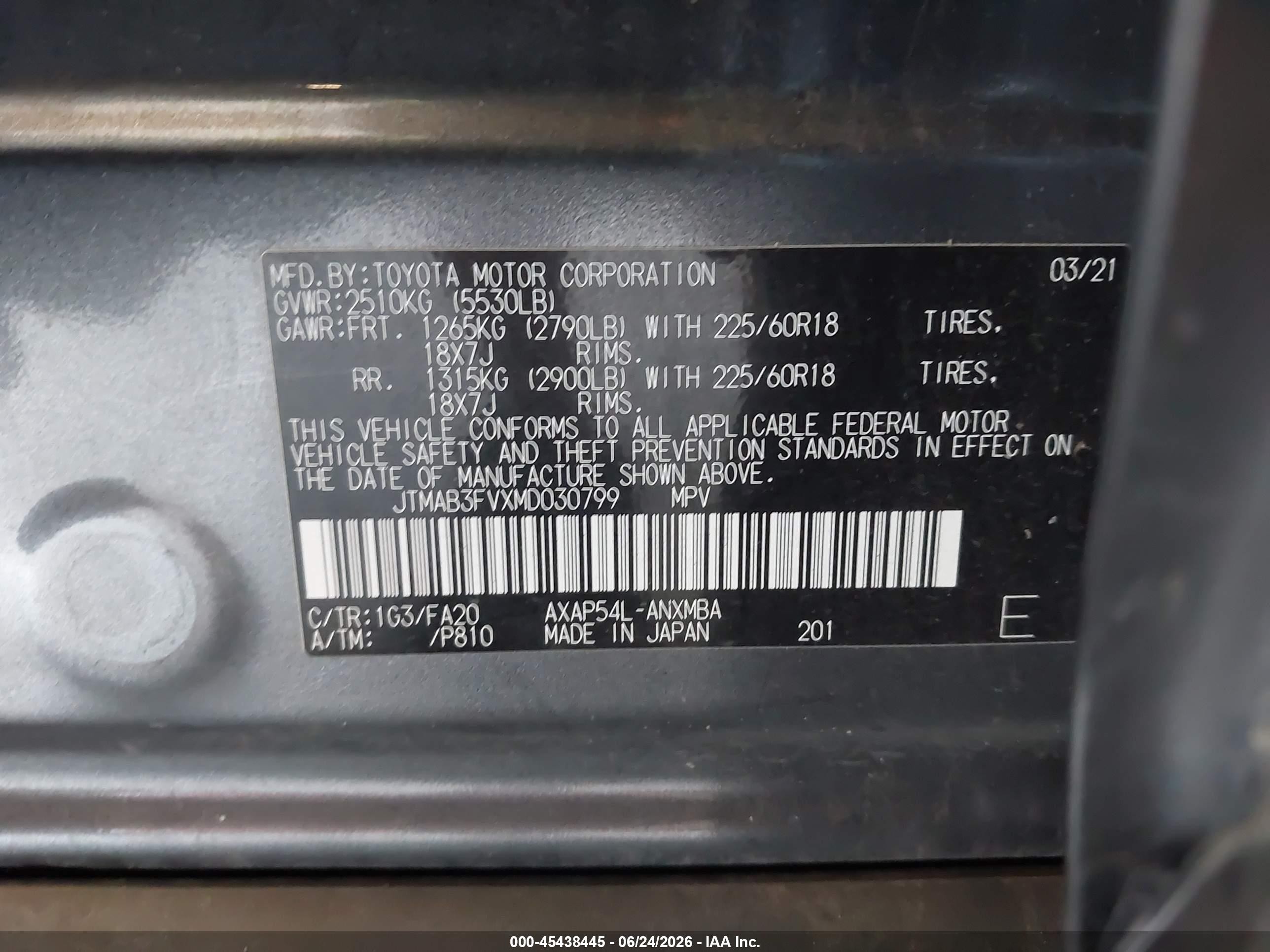2021 Toyota Rav4 Prime Se Gray vin: JTMAB3FVXMD030799