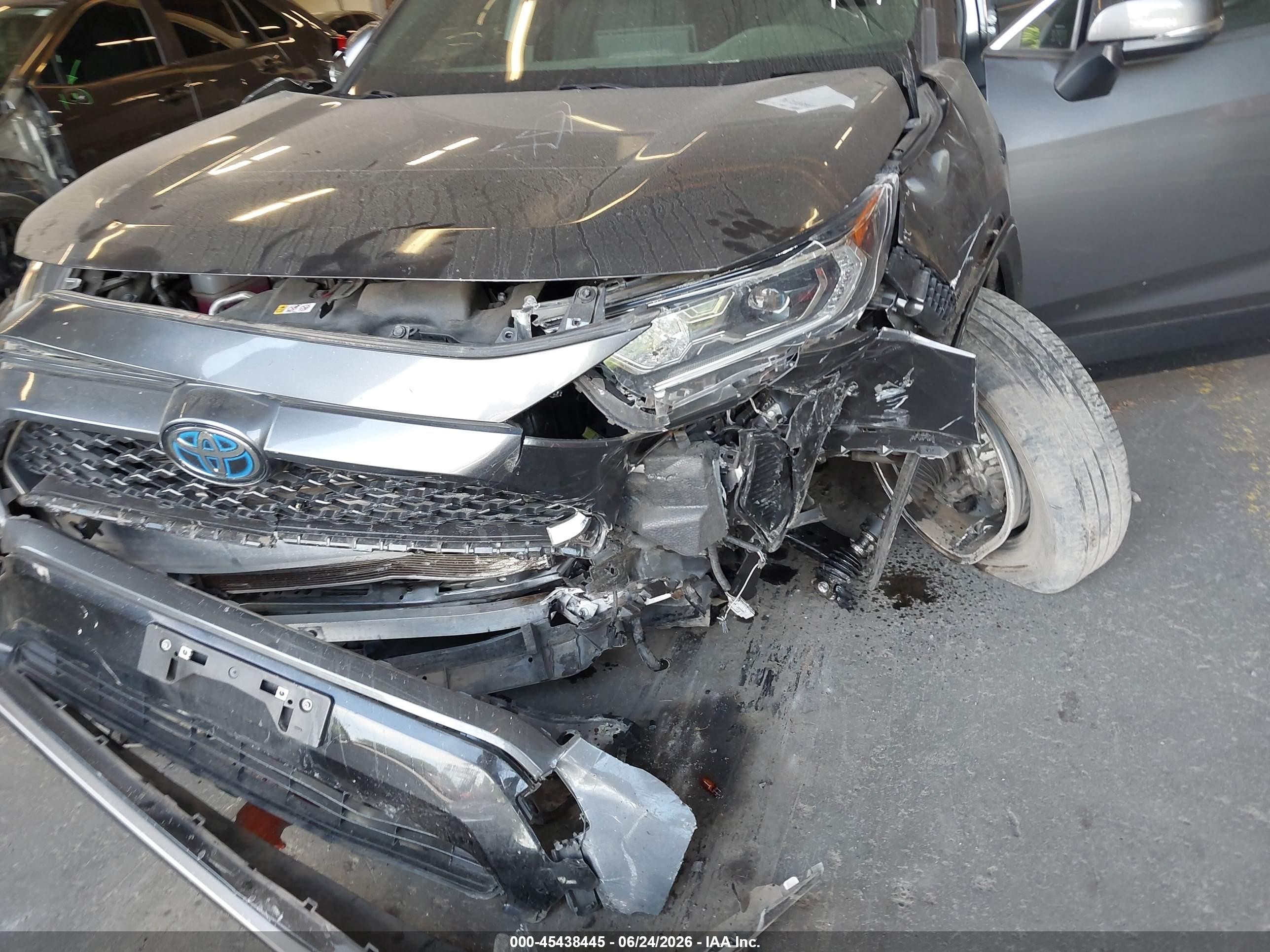 2021 Toyota Rav4 Prime Se Gray vin: JTMAB3FVXMD030799