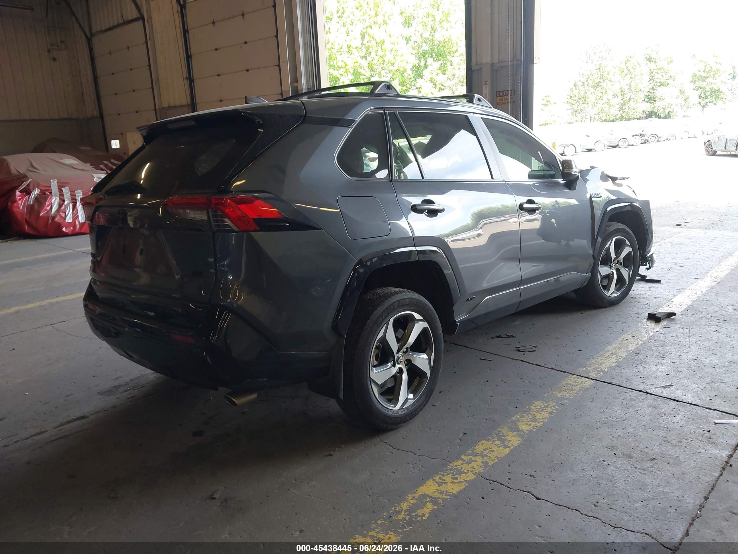2021 Toyota Rav4 Prime Se Gray vin: JTMAB3FVXMD030799