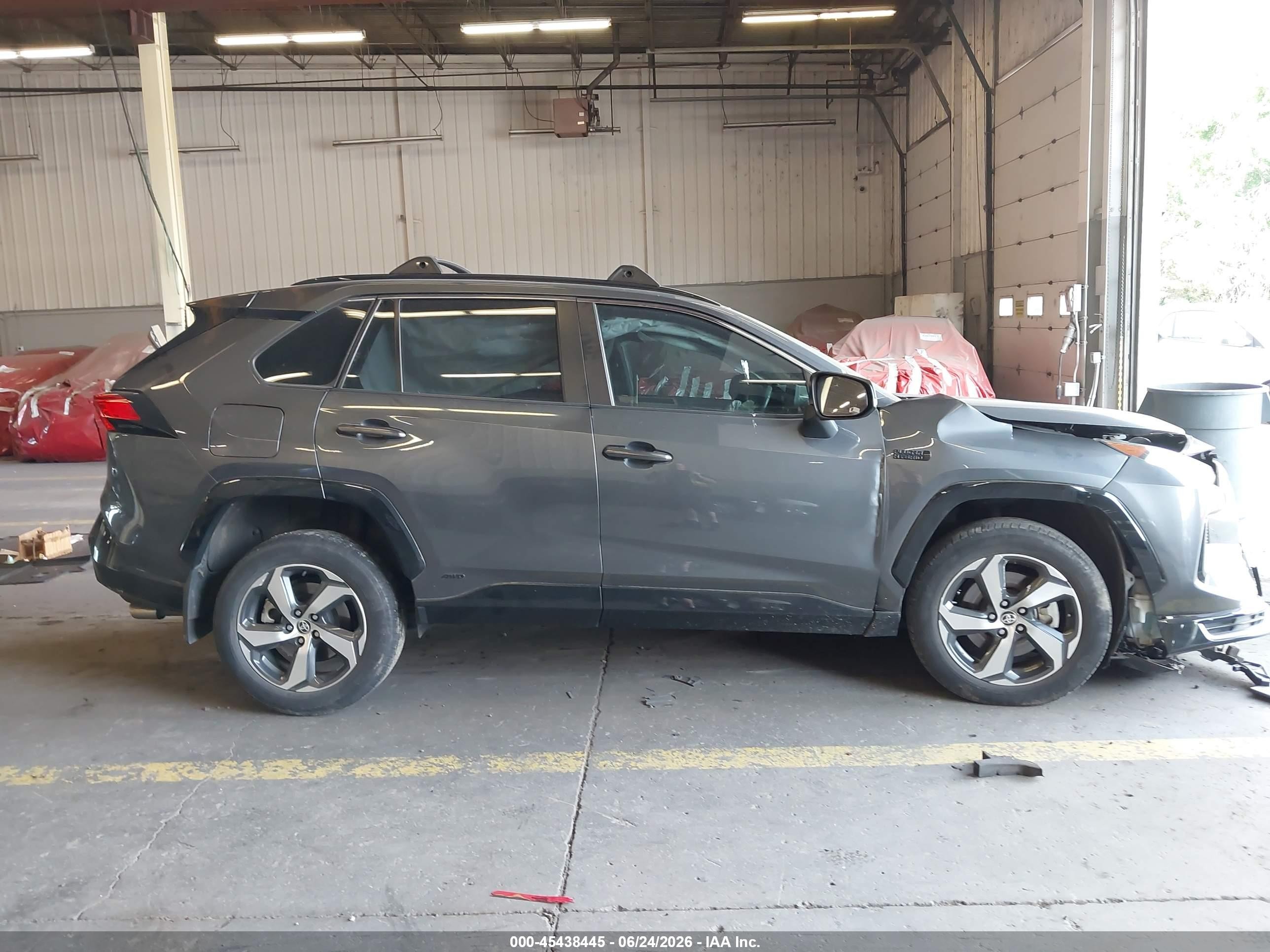 2021 Toyota Rav4 Prime Se Gray vin: JTMAB3FVXMD030799