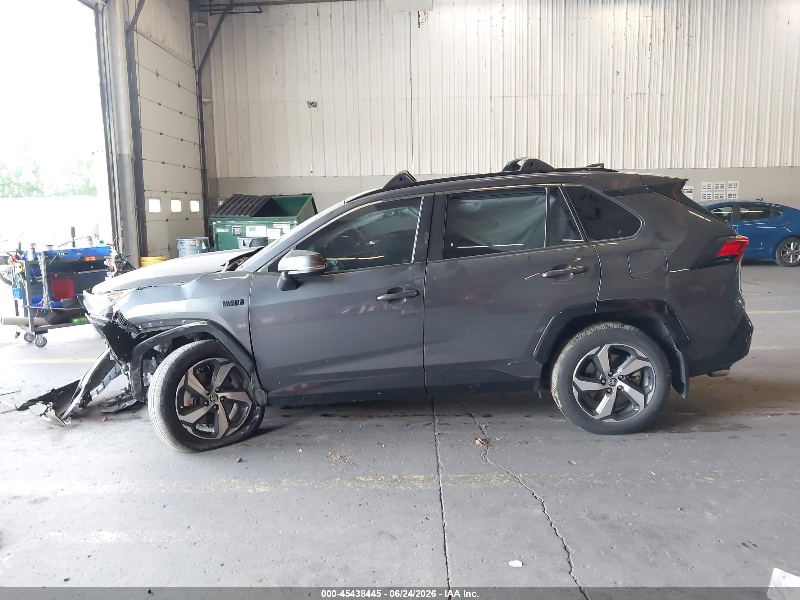 2021 Toyota Rav4 Prime Se Gray vin: JTMAB3FVXMD030799
