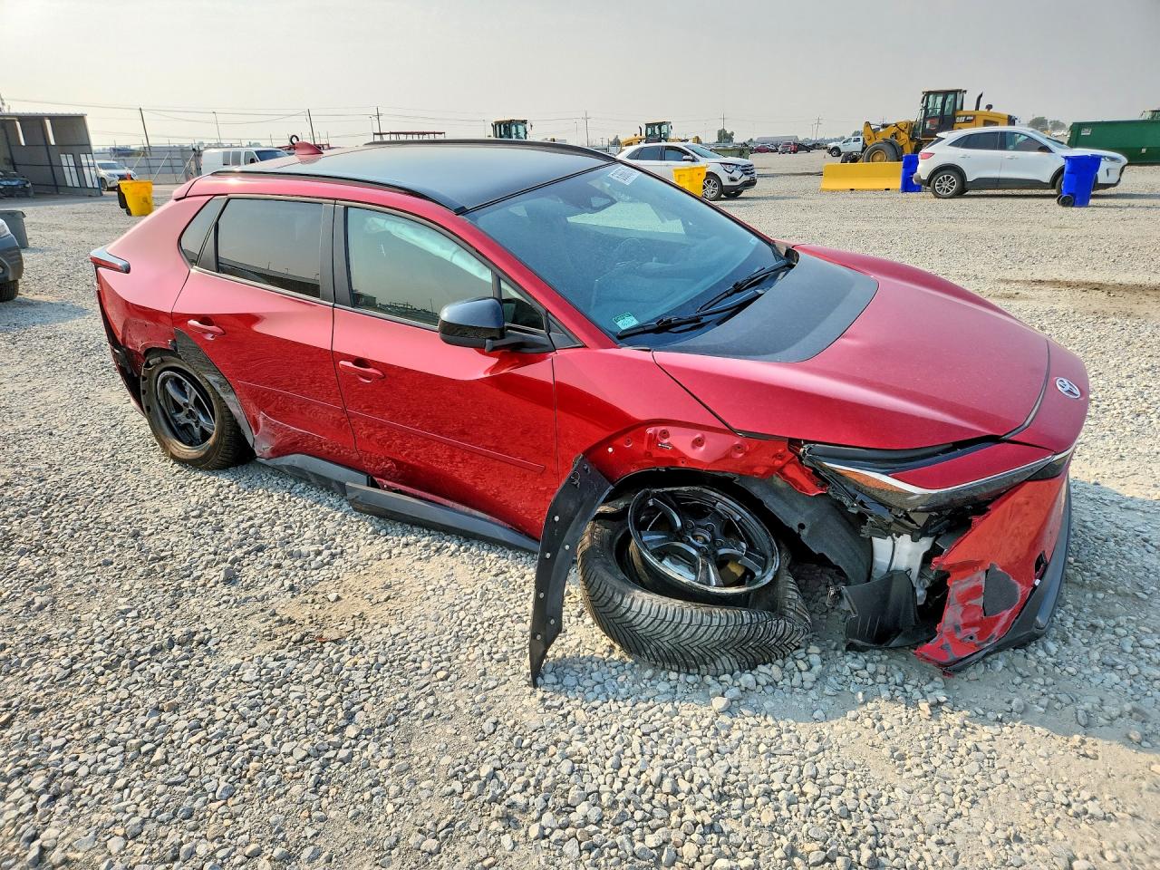 2024 Toyota Bz4x Xle Red vin: JTMABACA5RA058265