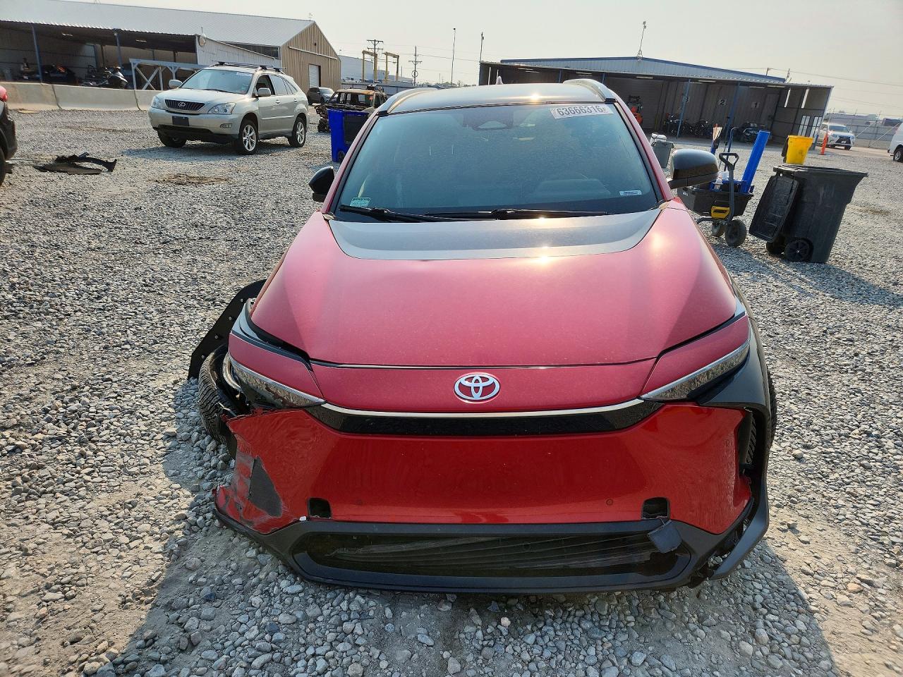 2024 Toyota Bz4x Xle Red vin: JTMABACA5RA058265