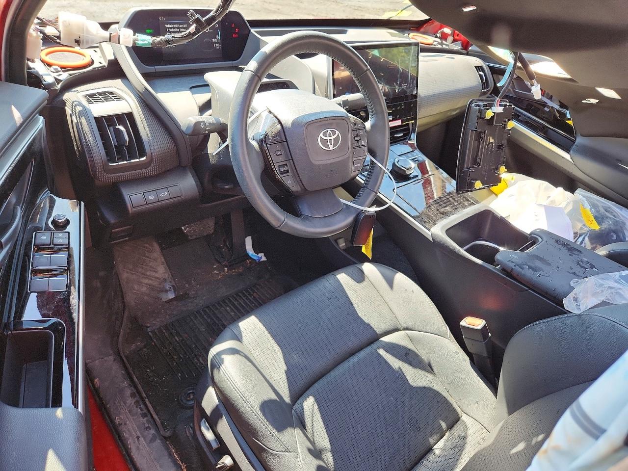 2024 Toyota Bz4x Limited Red vin: JTMABACA5RA066981