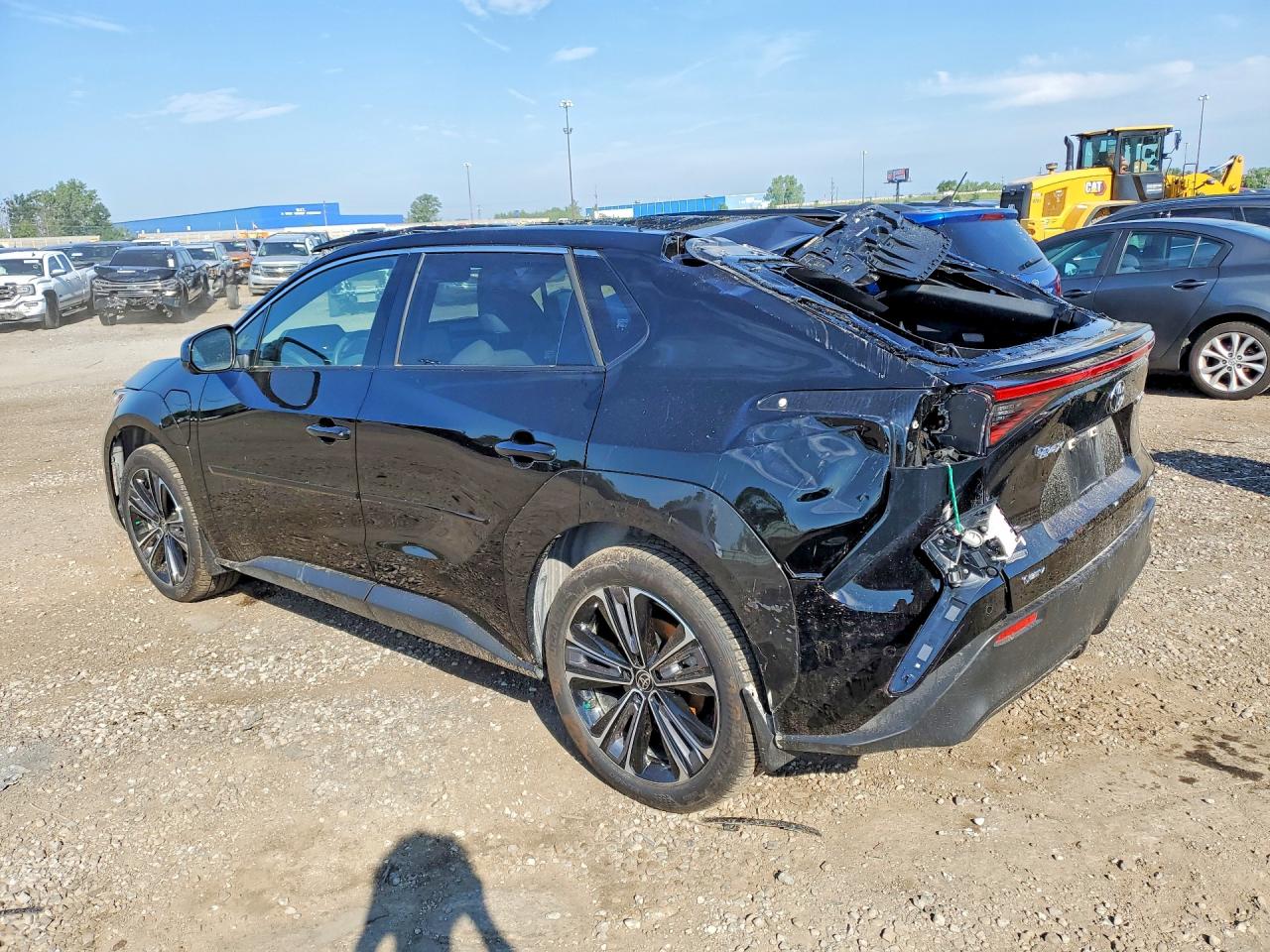 2025 Toyota Bz4x Limited Black vin: JTMABACA7SA096375
