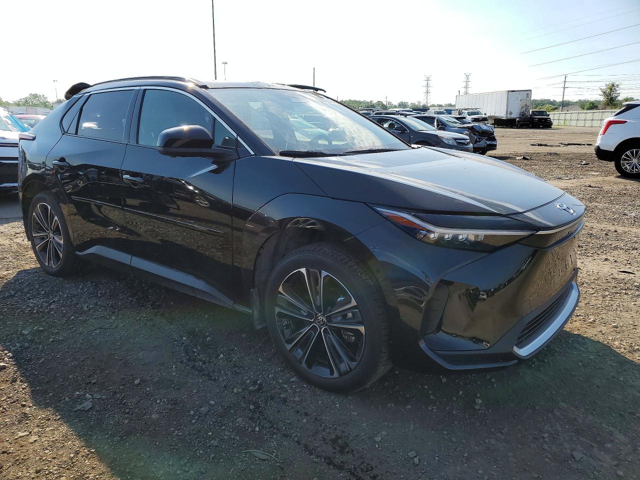 2025 Toyota Bz4x Limited Black vin: JTMABACA7SA096375
