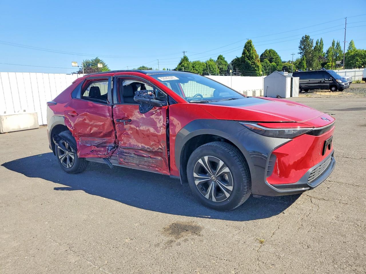 2024 Toyota Bz4x Xle Red vin: JTMABACA9RA075750