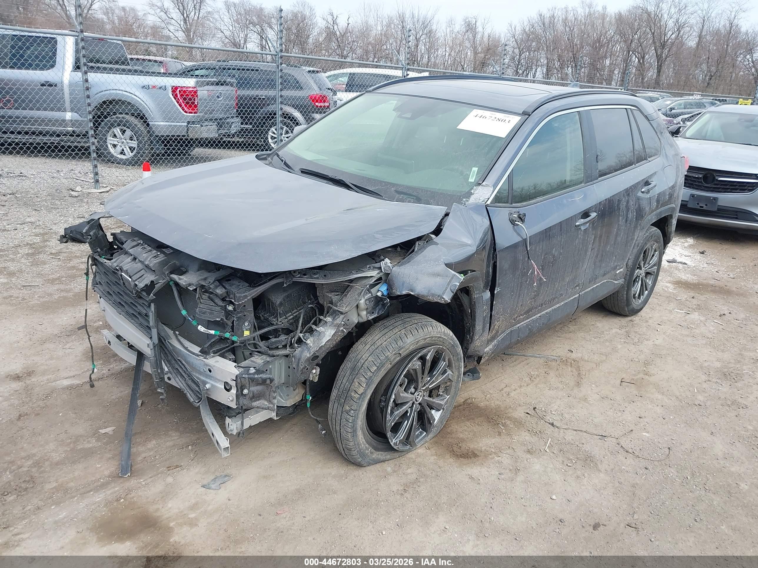 2024 Toyota Rav4 Hybrid Xle Premium Gray vin: JTMB6RFV0RD120188