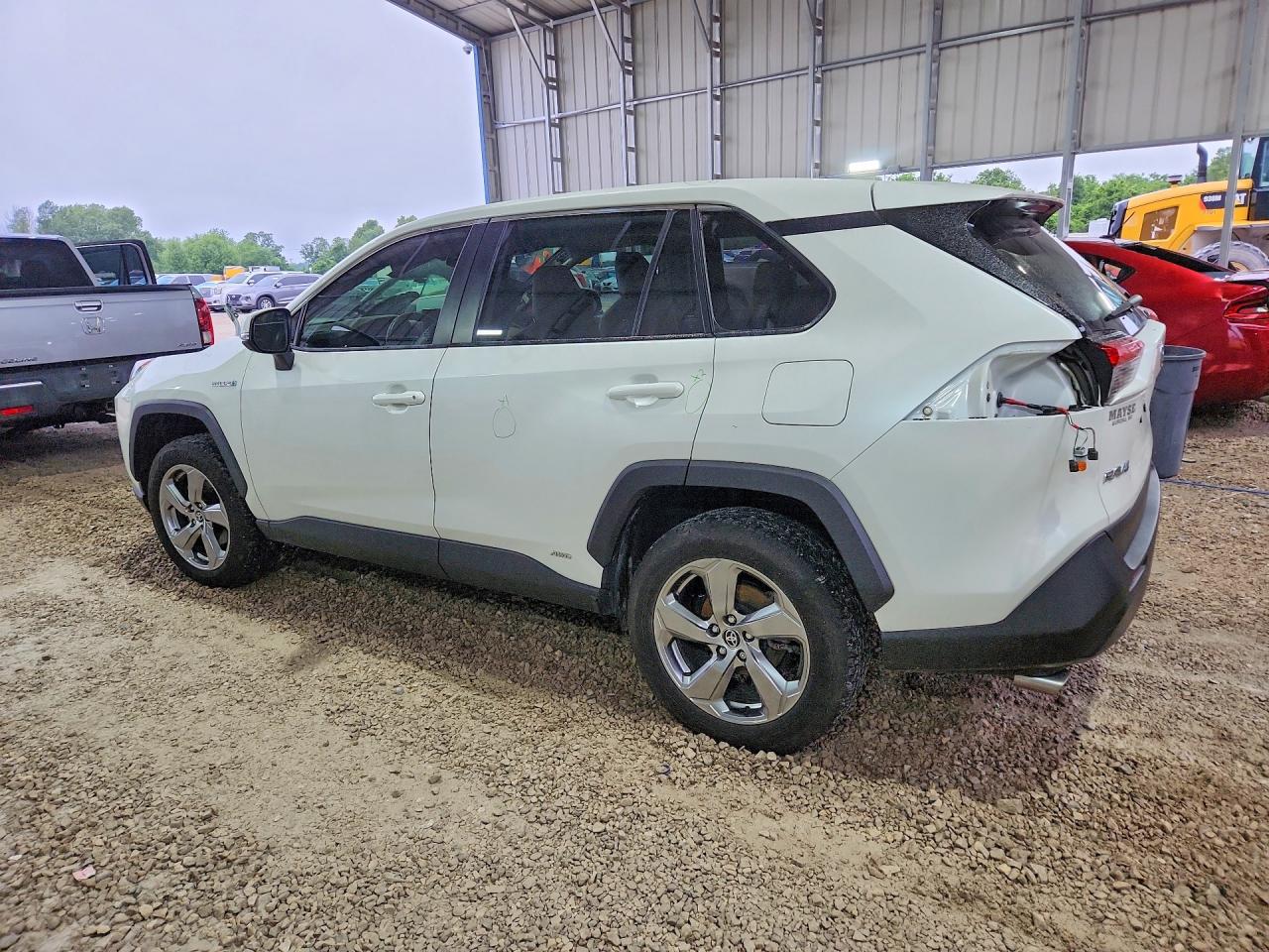 2021 Toyota Rav4 Hybrid Xle Premium White vin: JTMB6RFV1MJ007523