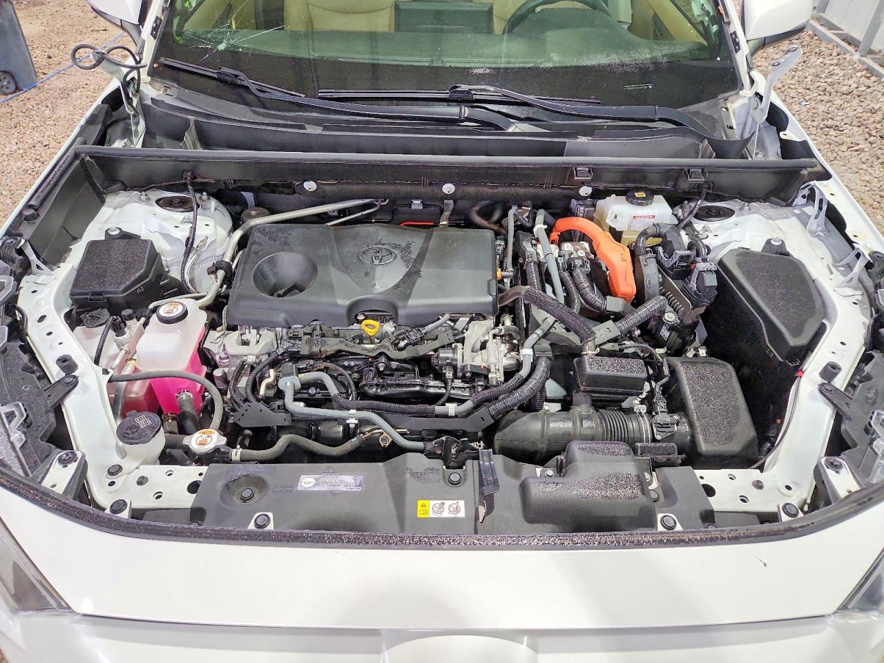 2021 Toyota Rav4 Hybrid Xle Premium White vin: JTMB6RFV1MJ007523
