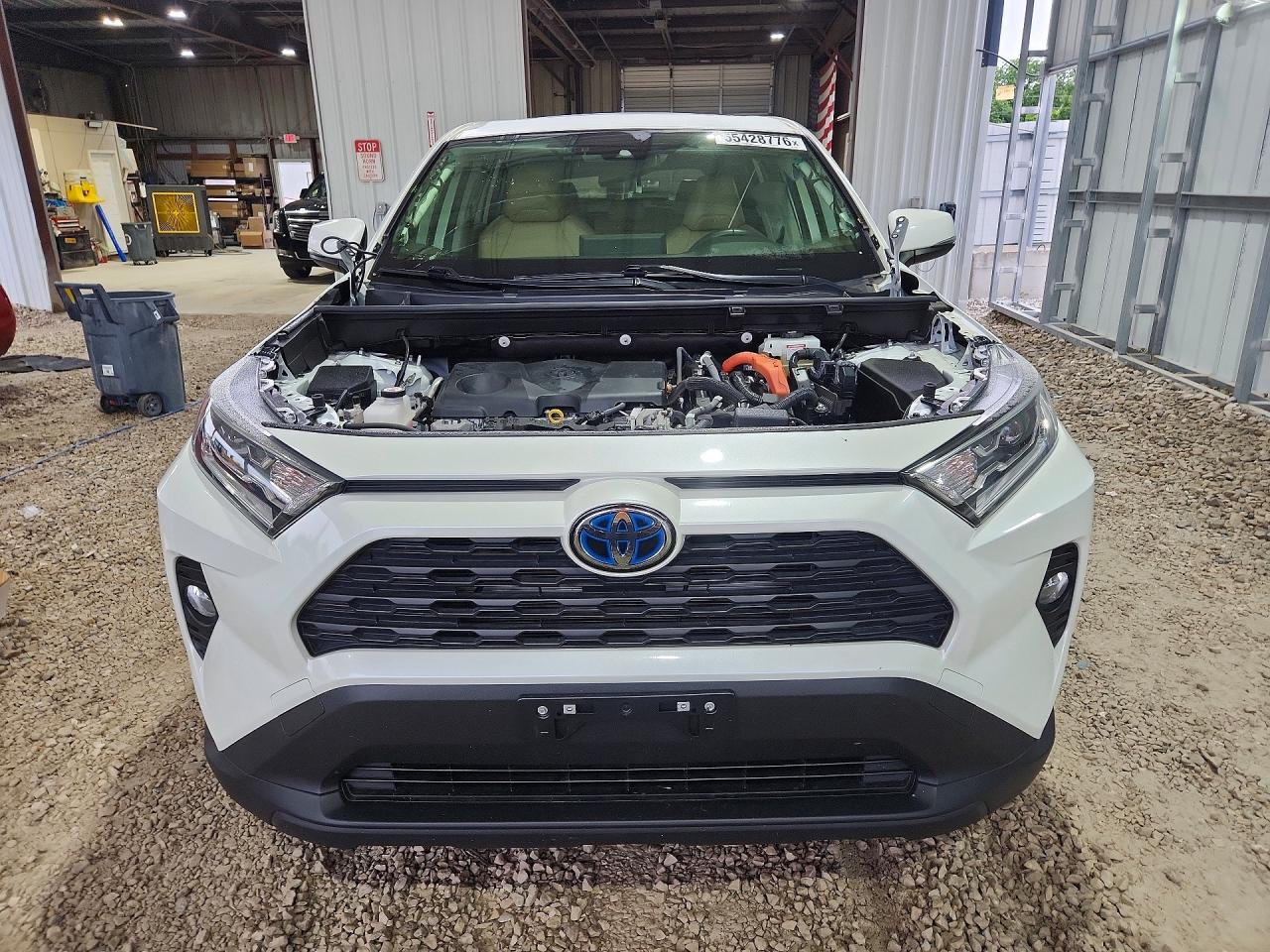2021 Toyota Rav4 Hybrid Xle Premium White vin: JTMB6RFV1MJ007523