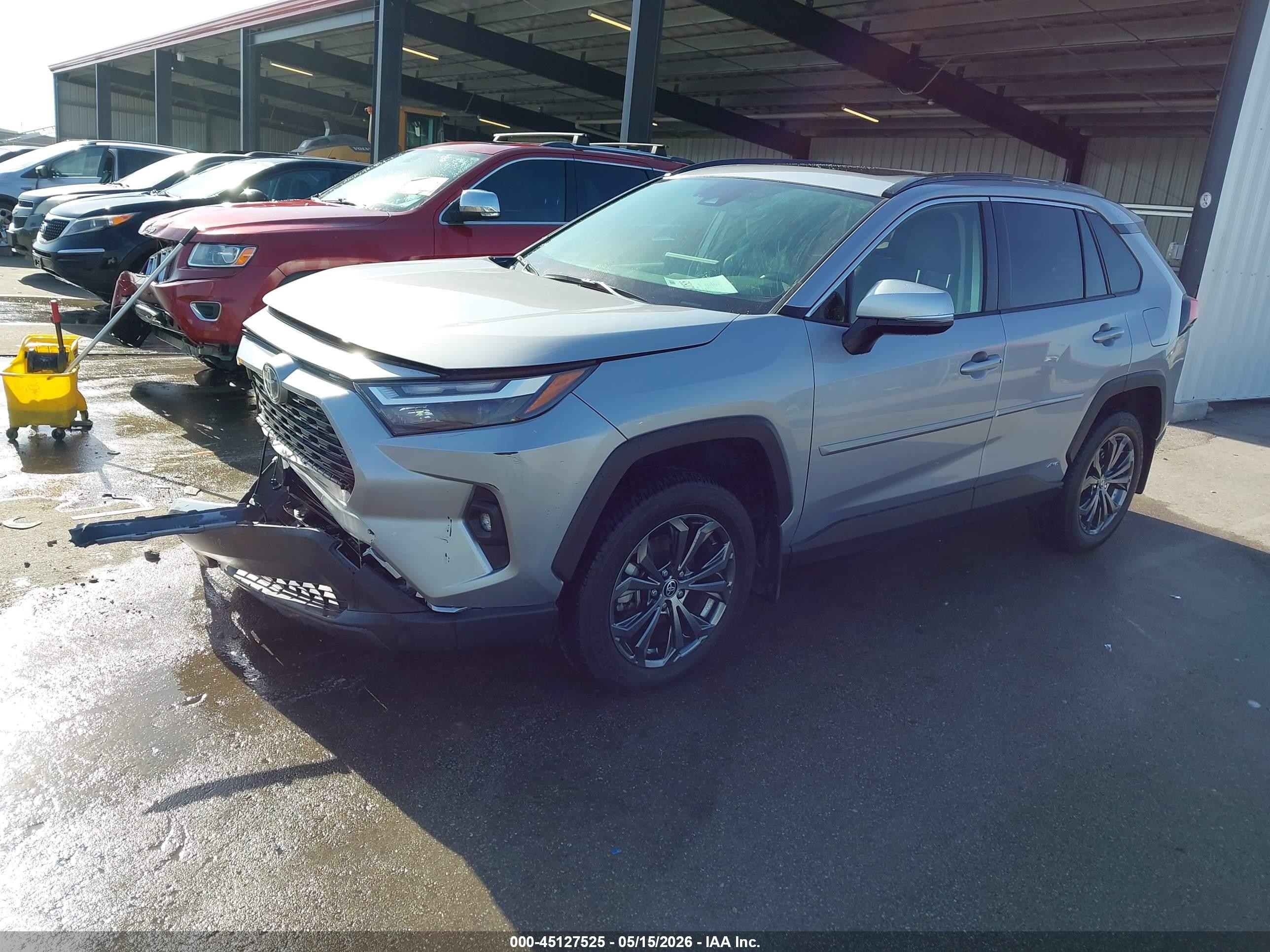 2023 Toyota Rav4 Hybrid Xle Premium Silver vin: JTMB6RFV5PD542048