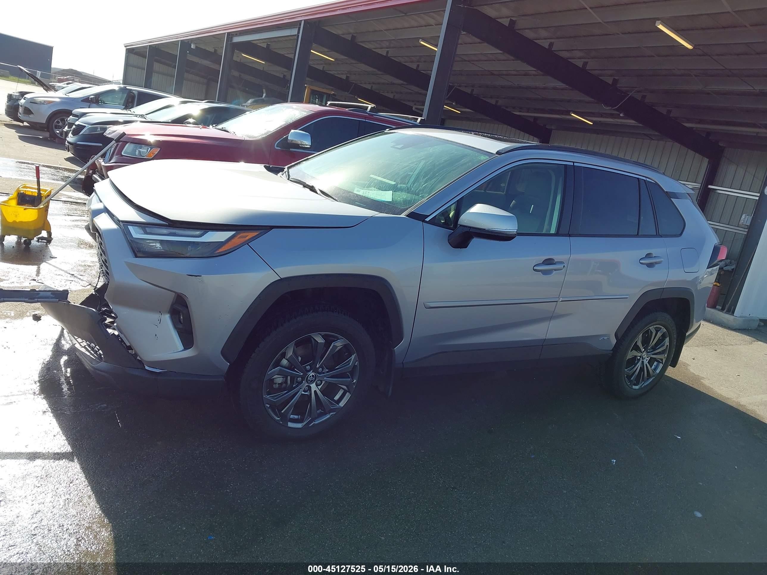 2023 Toyota Rav4 Hybrid Xle Premium Silver vin: JTMB6RFV5PD542048