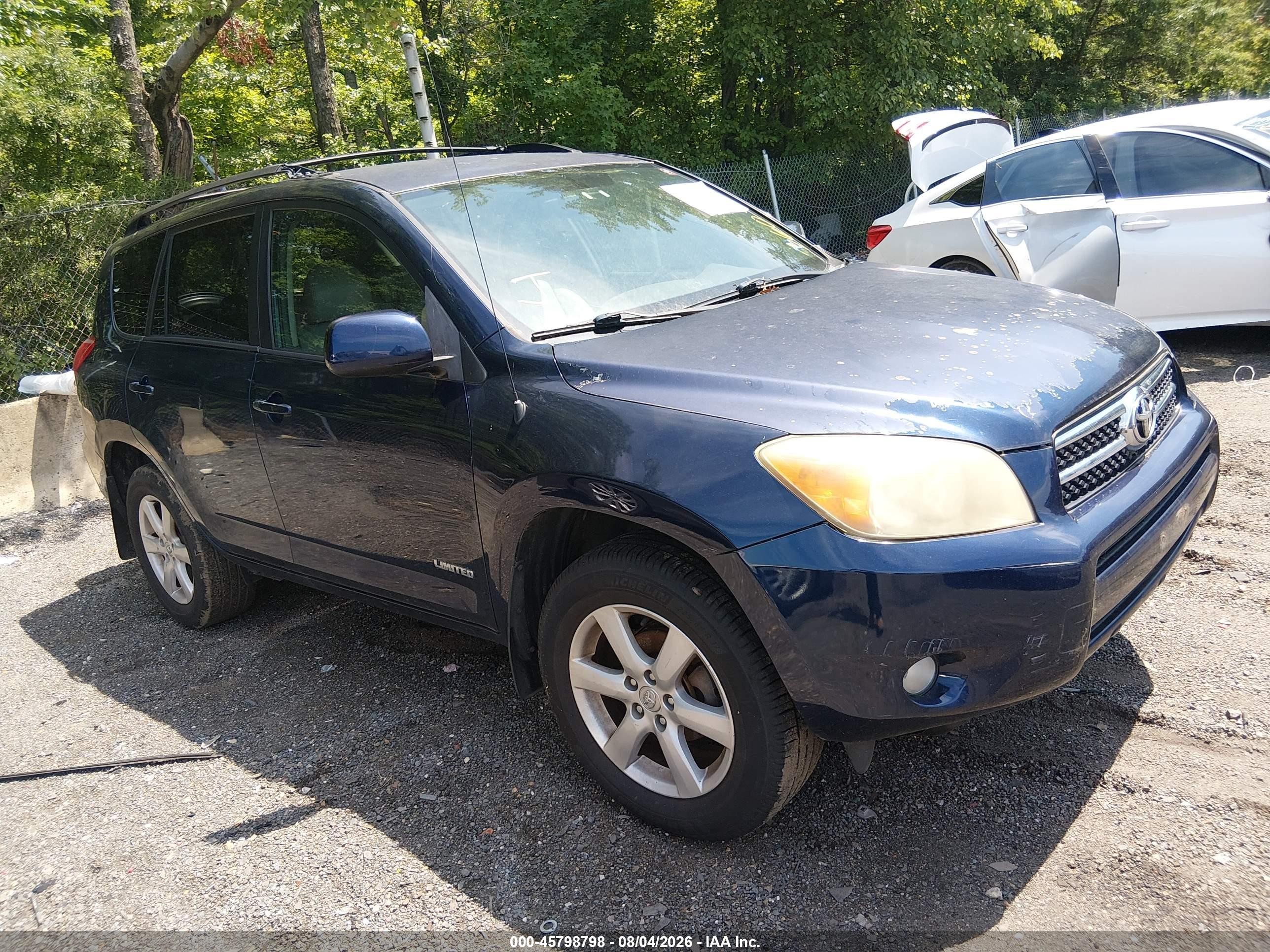 2006 Toyota Rav4 Limited Blue vin: JTMBD31V065021631