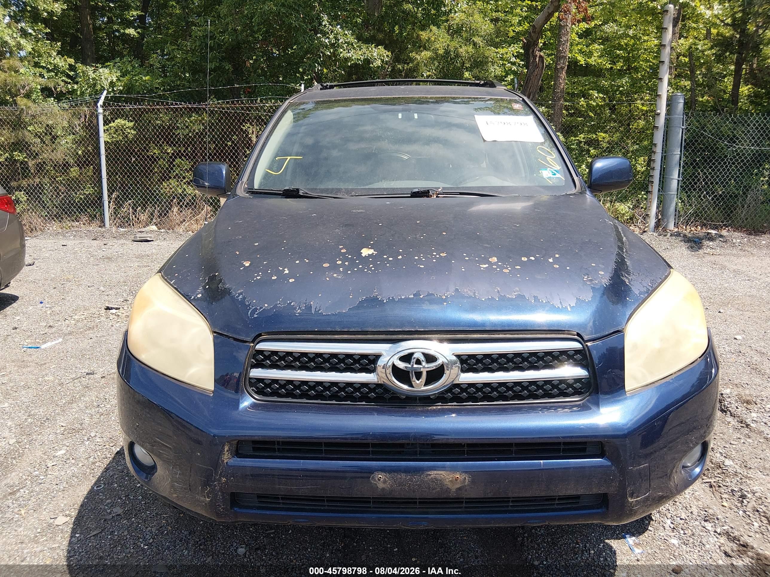 2006 Toyota Rav4 Limited Blue vin: JTMBD31V065021631