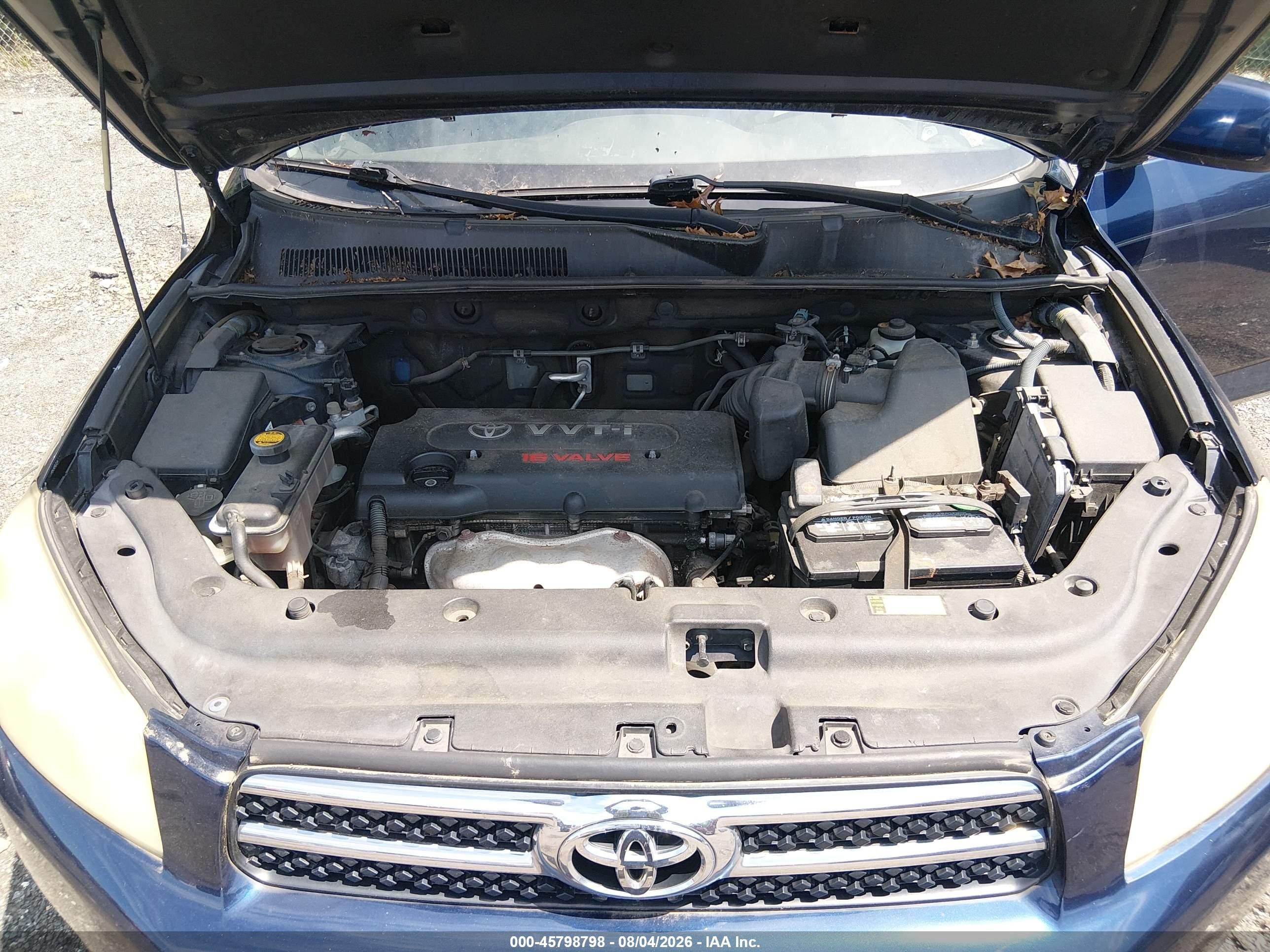 2006 Toyota Rav4 Limited Blue vin: JTMBD31V065021631