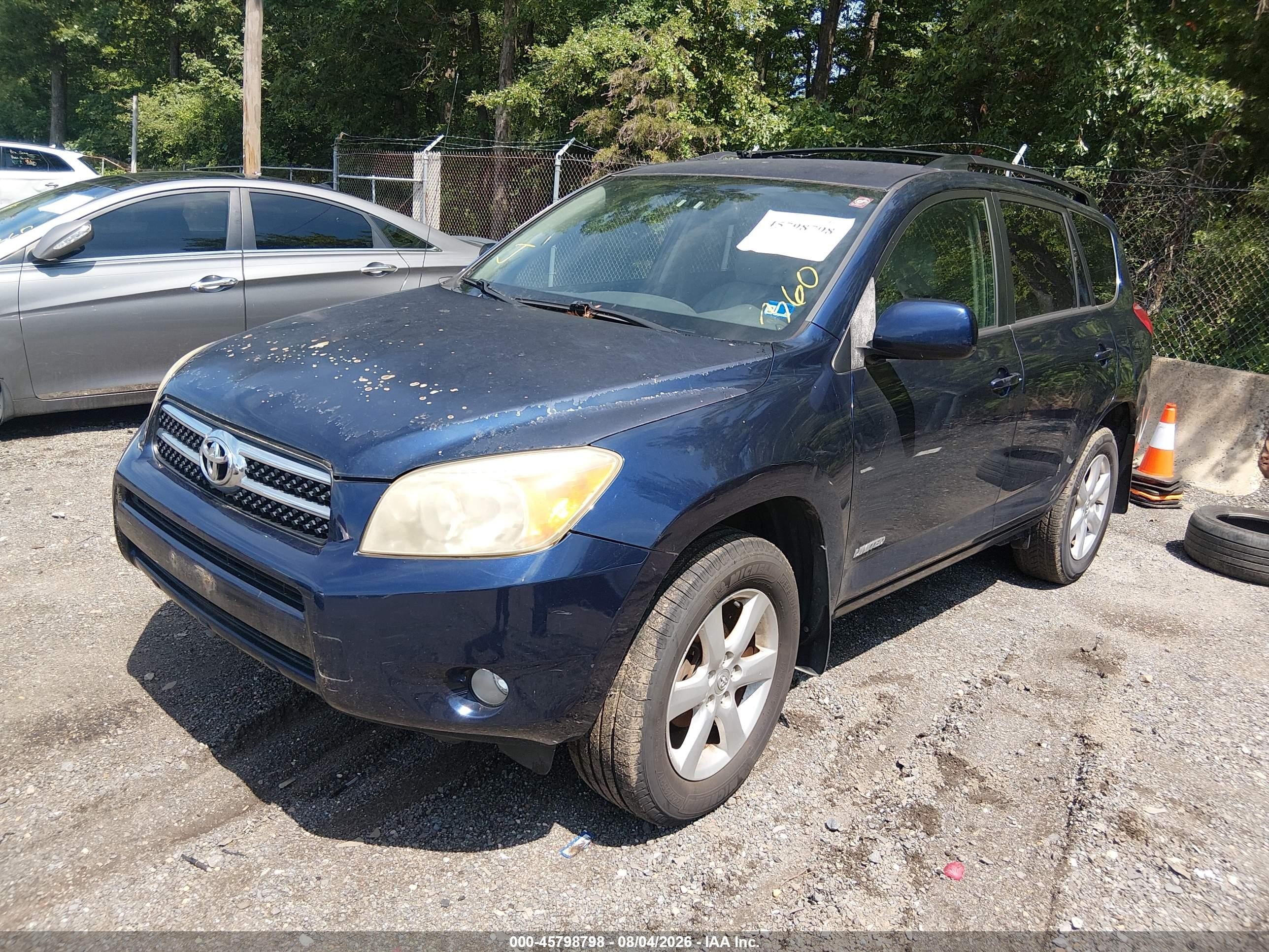 2006 Toyota Rav4 Limited Blue vin: JTMBD31V065021631