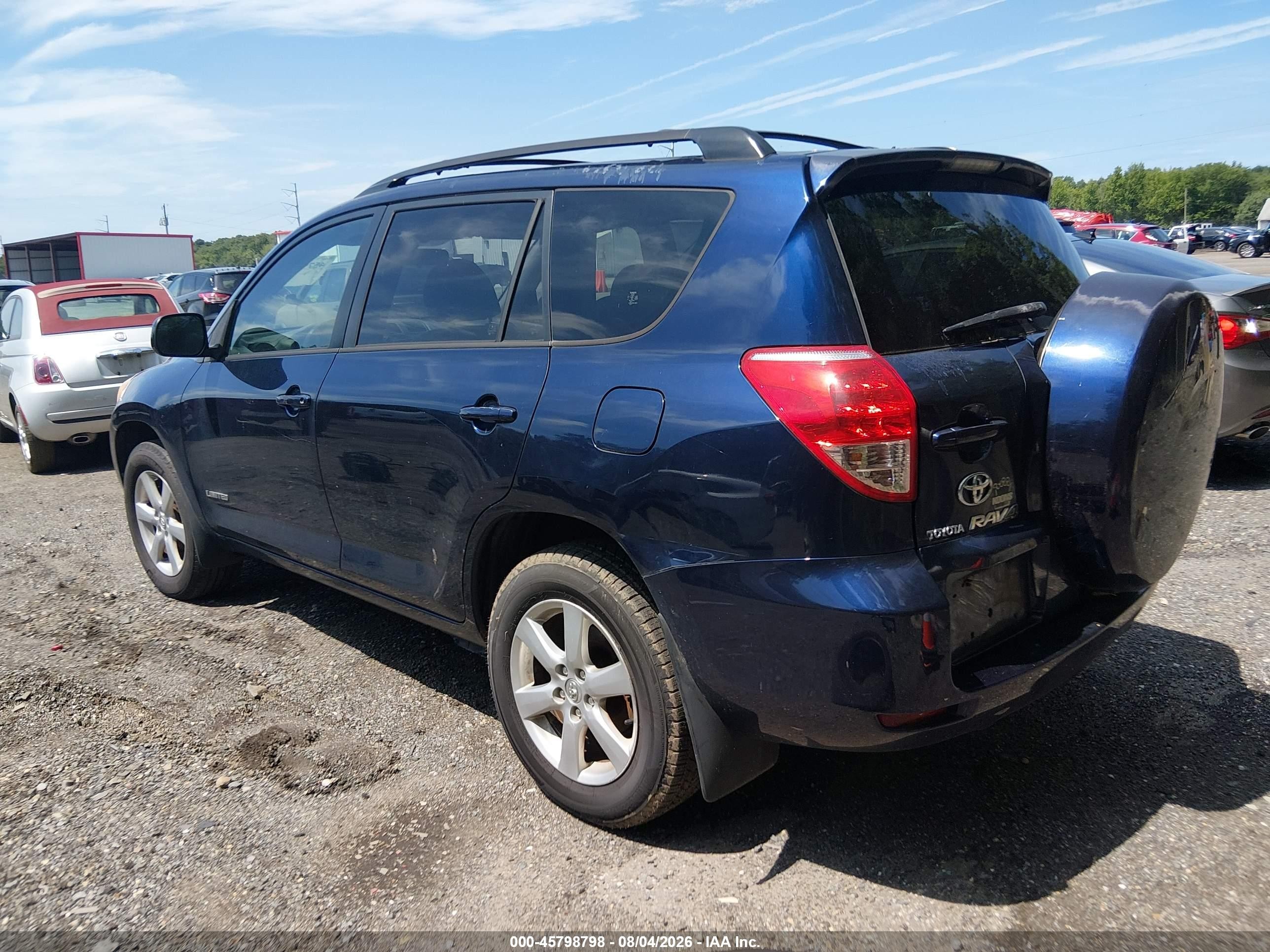 2006 Toyota Rav4 Limited Blue vin: JTMBD31V065021631