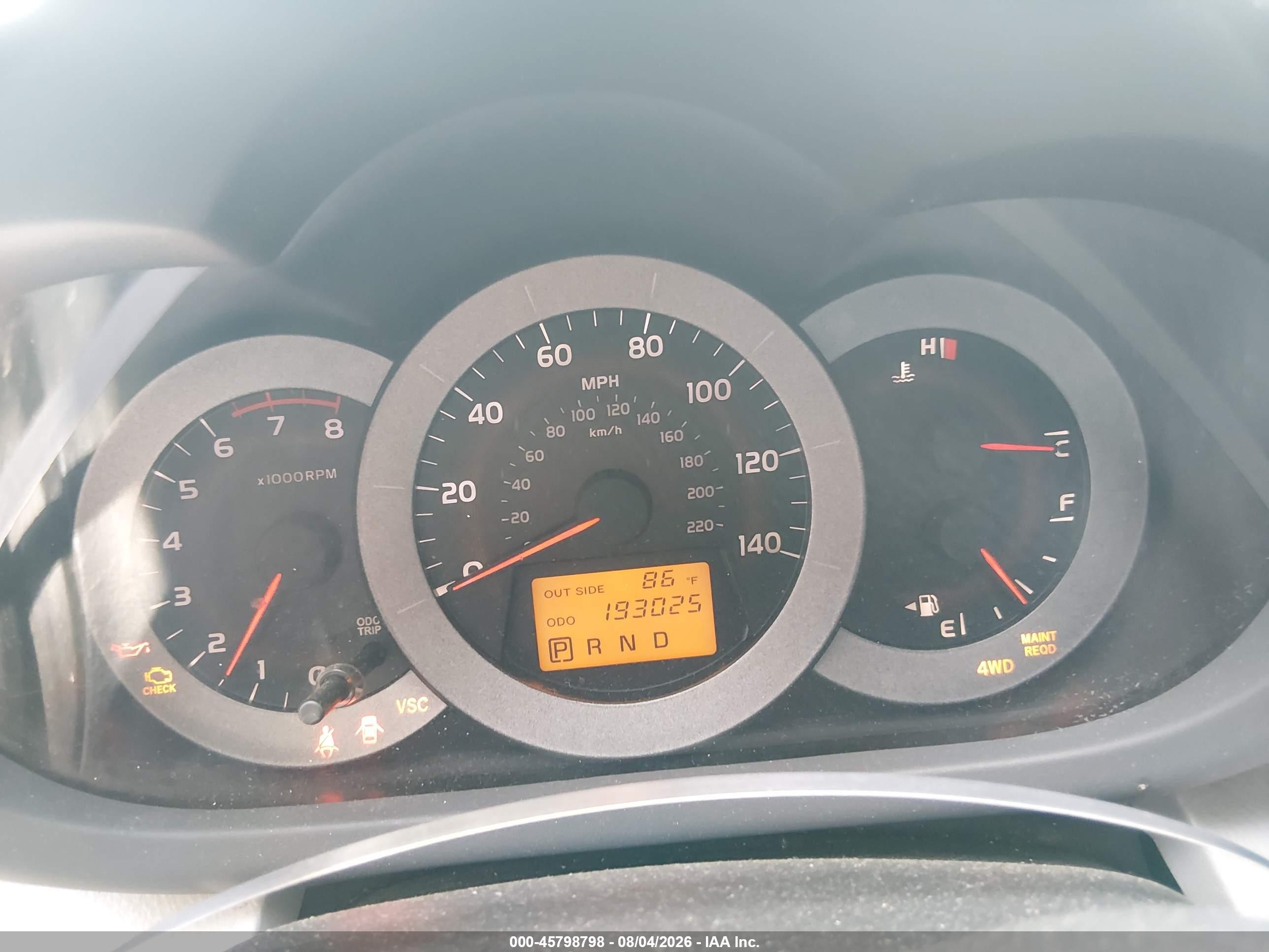 2006 Toyota Rav4 Limited Blue vin: JTMBD31V065021631