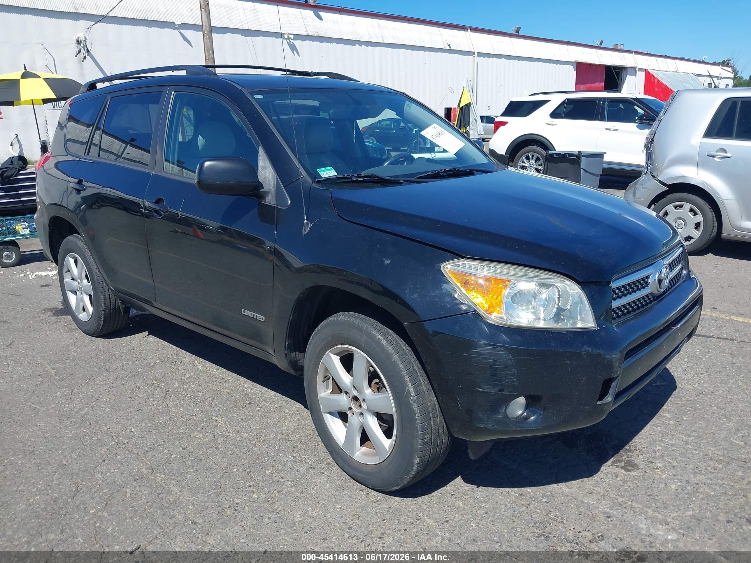 2006 Toyota Rav4 Limited Black vin: JTMBD31V065042205