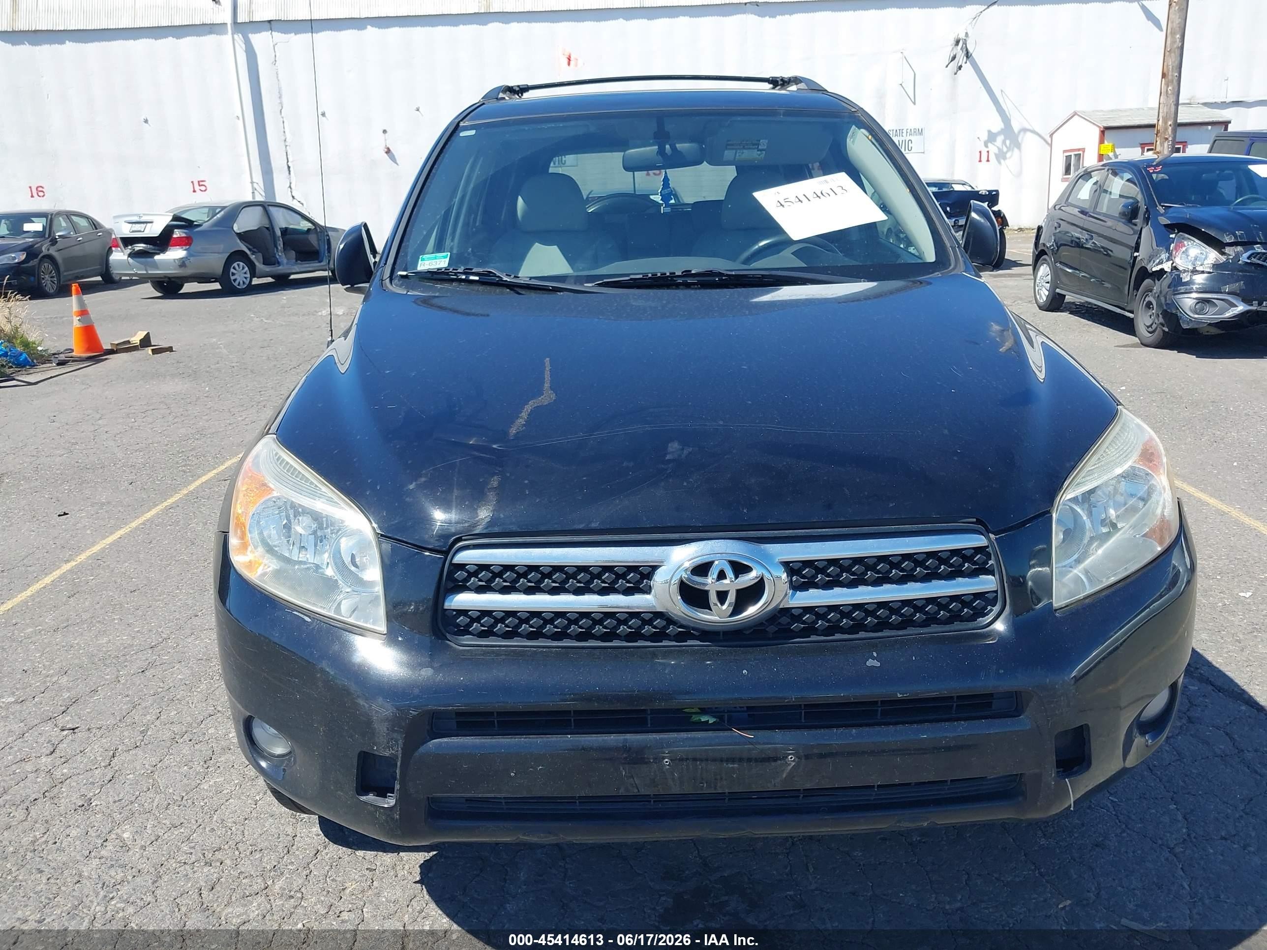 2006 Toyota Rav4 Limited Black vin: JTMBD31V065042205