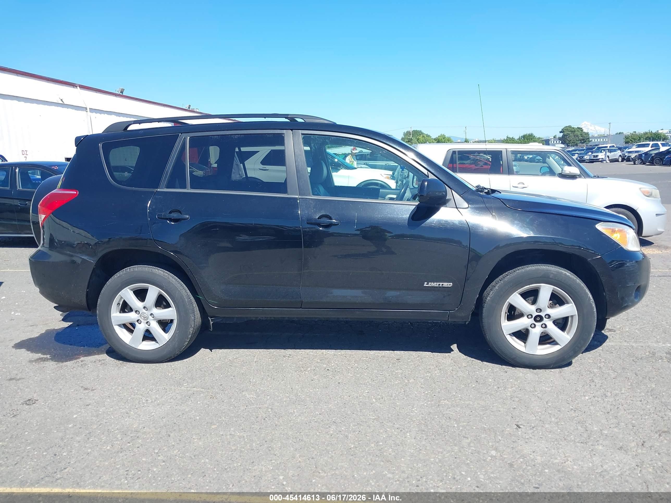 2006 Toyota Rav4 Limited Black vin: JTMBD31V065042205